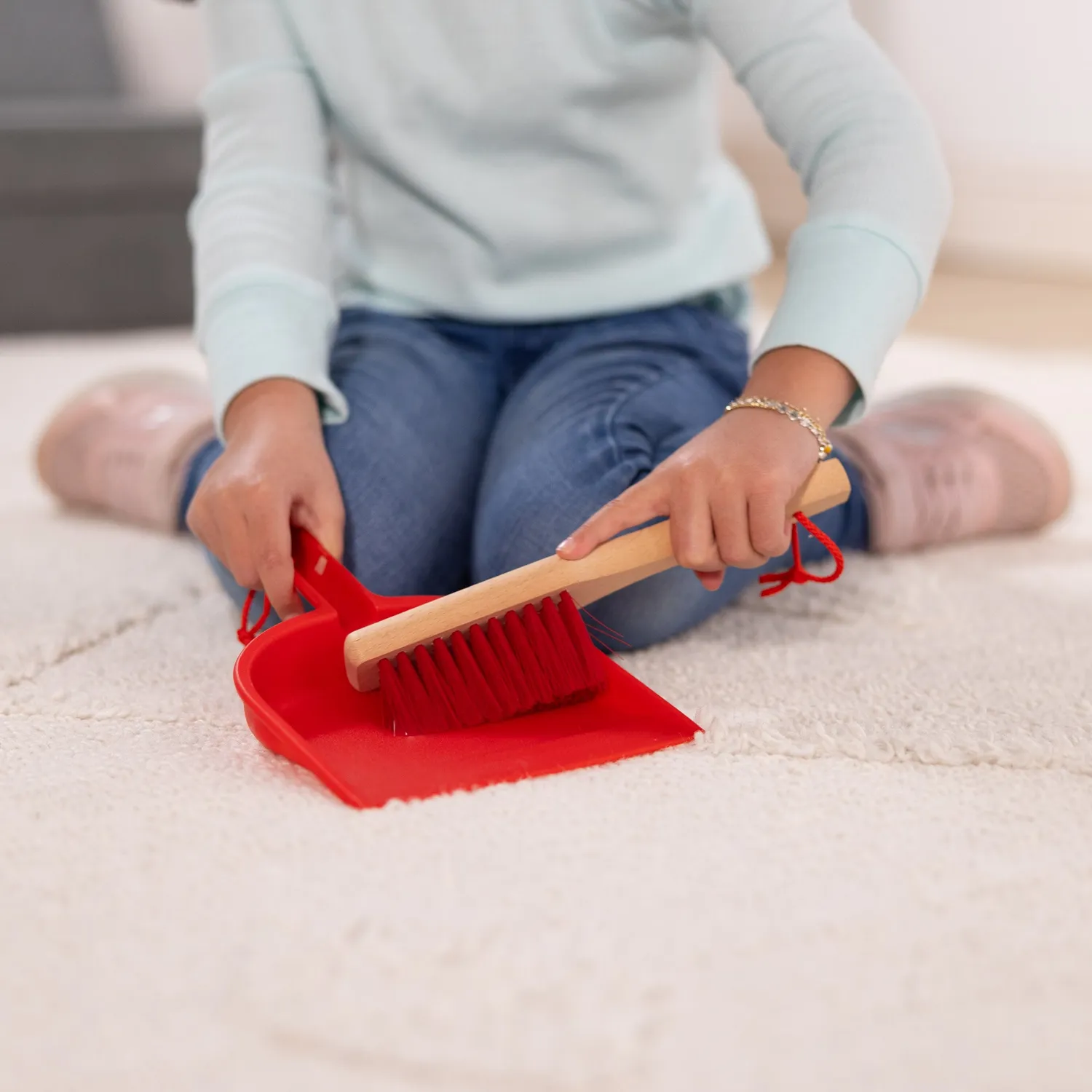 Melissa & Doug Dust Sweep Mop schoonmaakset 6-delig