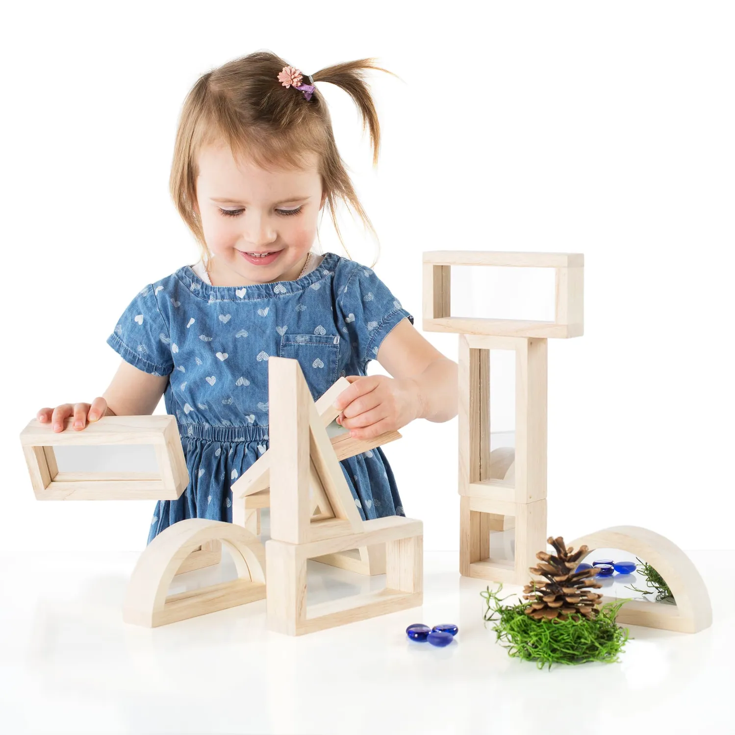 Guidecraft Mirror Blocks 10 delig spiegelblokken hout