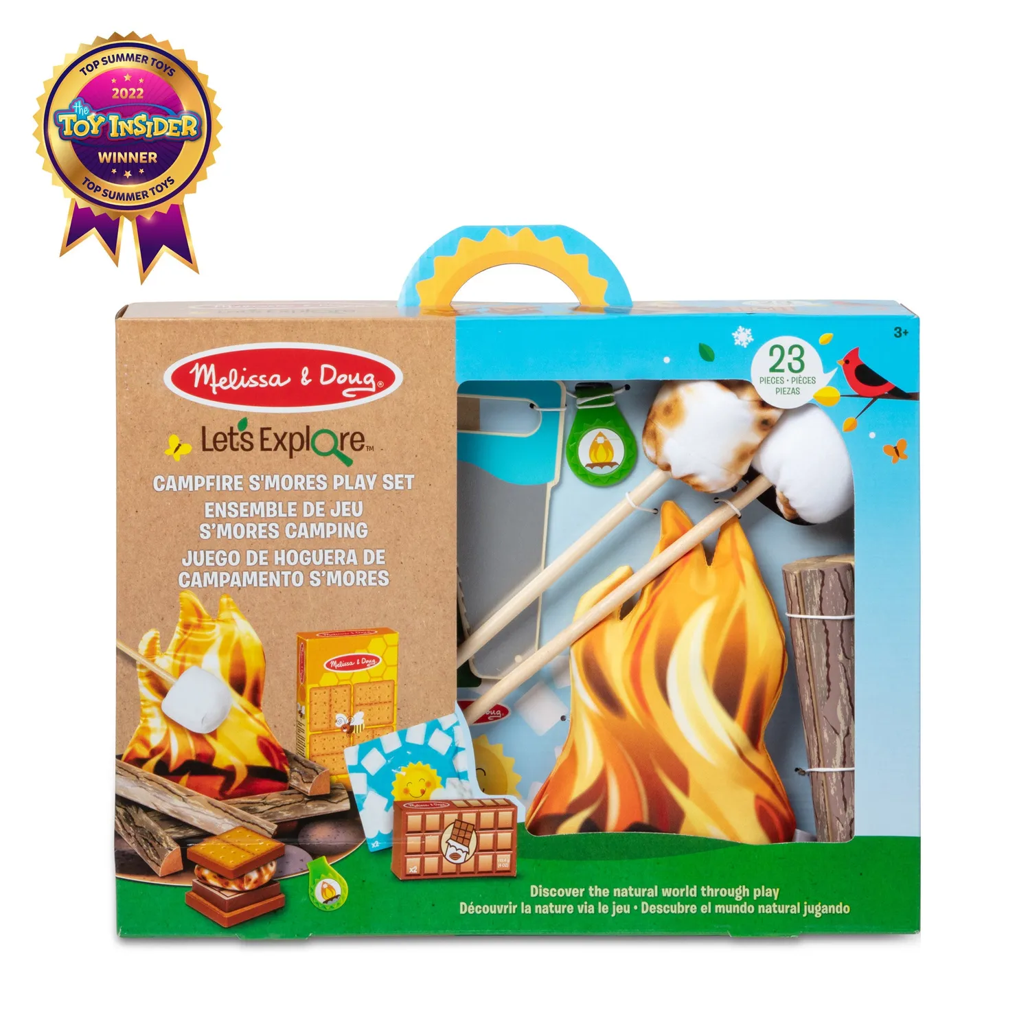 Melissa & Doug Let's Explore Campfire S'Mores speelset 23-delig