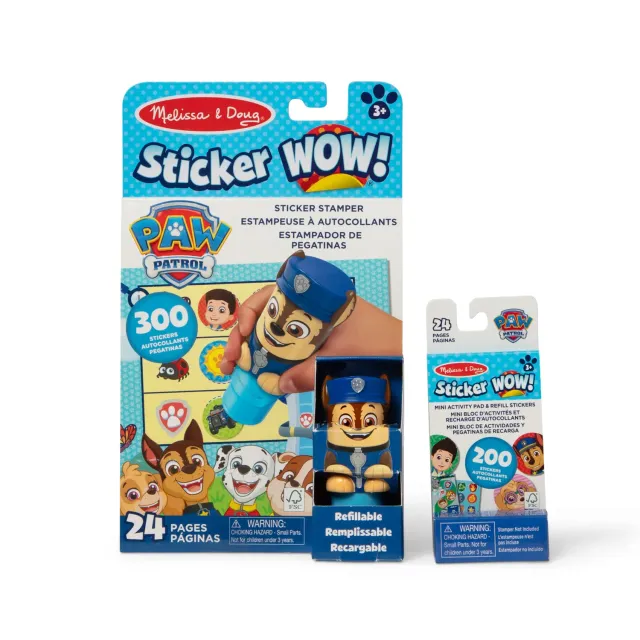 Melissa & Doug Sticker WOW! PAW Patrol Chase stickerbundel