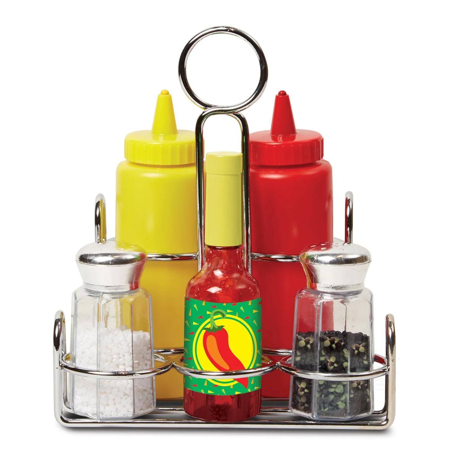 Melissa & Doug Condiments speelgoed keukenset 6-delig