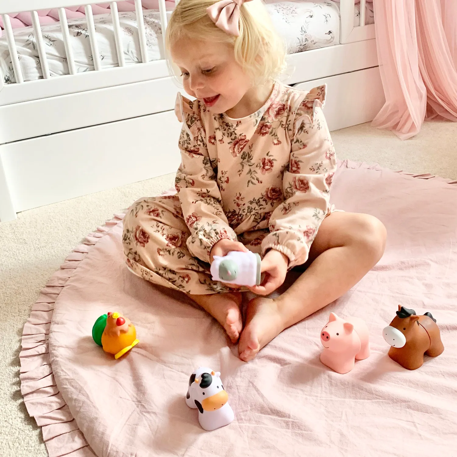 Melissa & Doug Pop Blocks Farm Animals speelset 10-delig