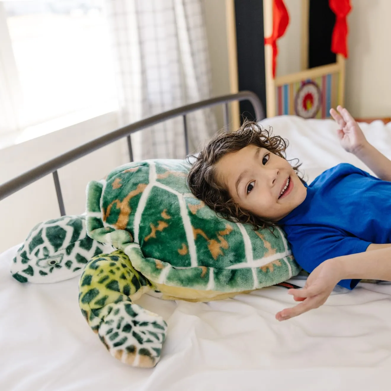 Melissa & Doug Sea Turtle reuzenknuffel schildpad 75 cm