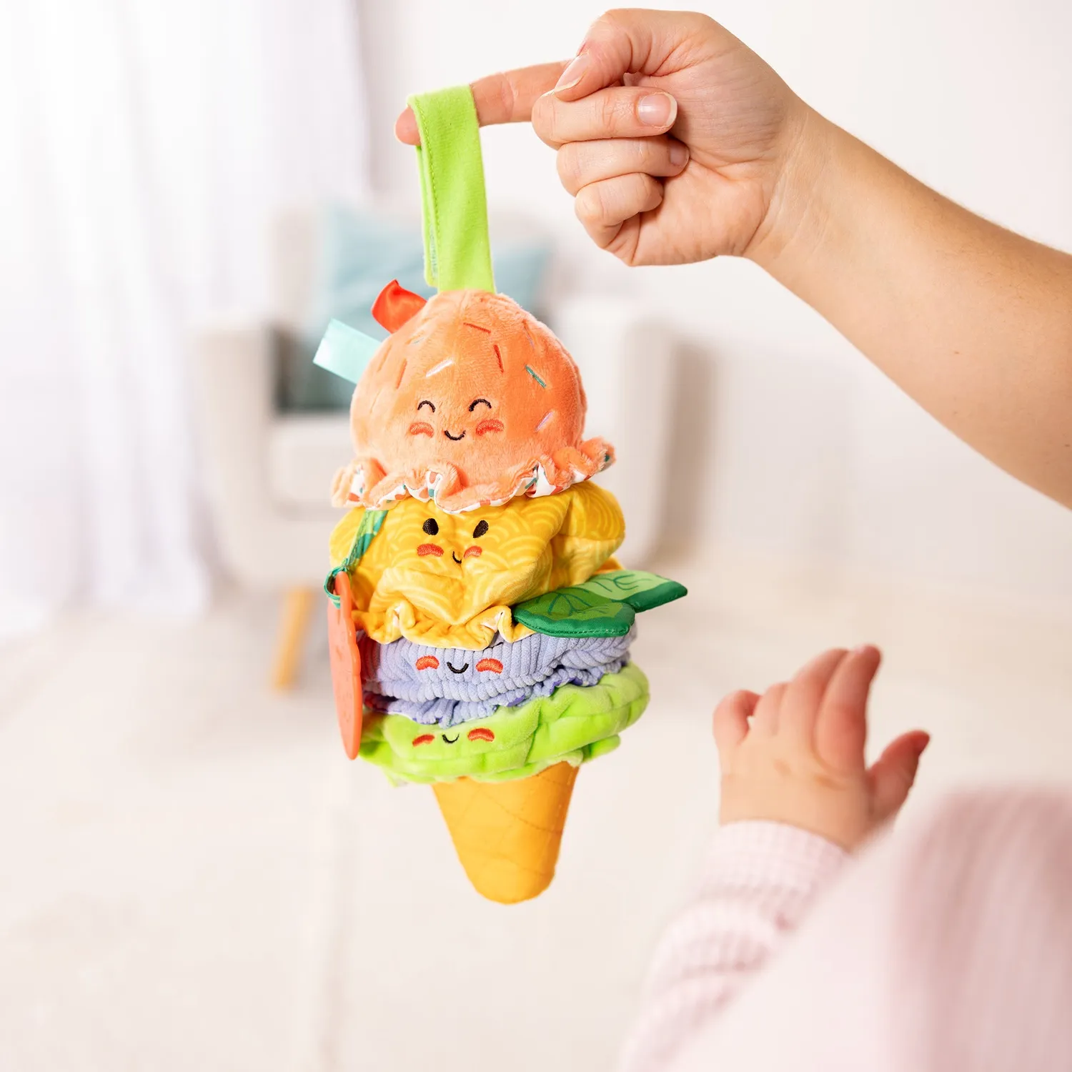 Melissa & Doug Ice Cream Take-Along babyspeelgoed ijsje