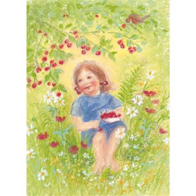 Ginger Fairy Marjan van Zeyl kersen kaart 10,5x15