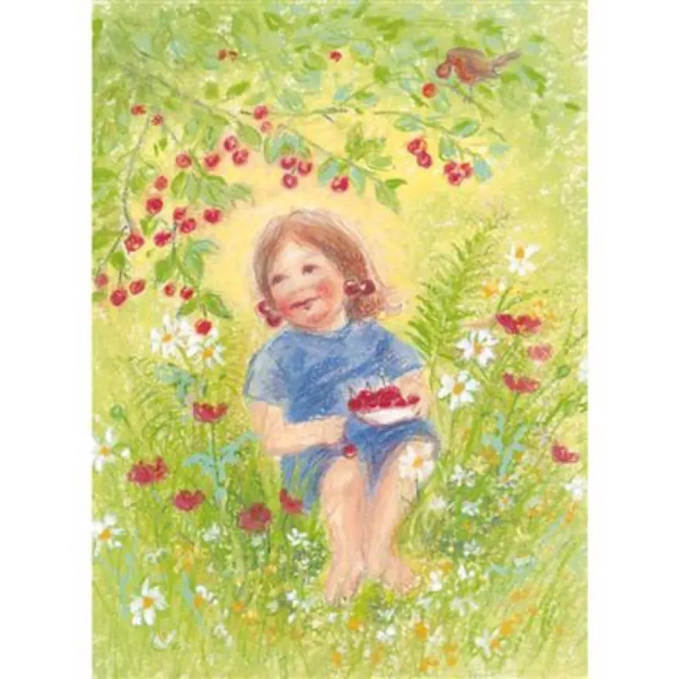 Ginger Fairy Marjan van Zeyl kersen kaart 10,5x15