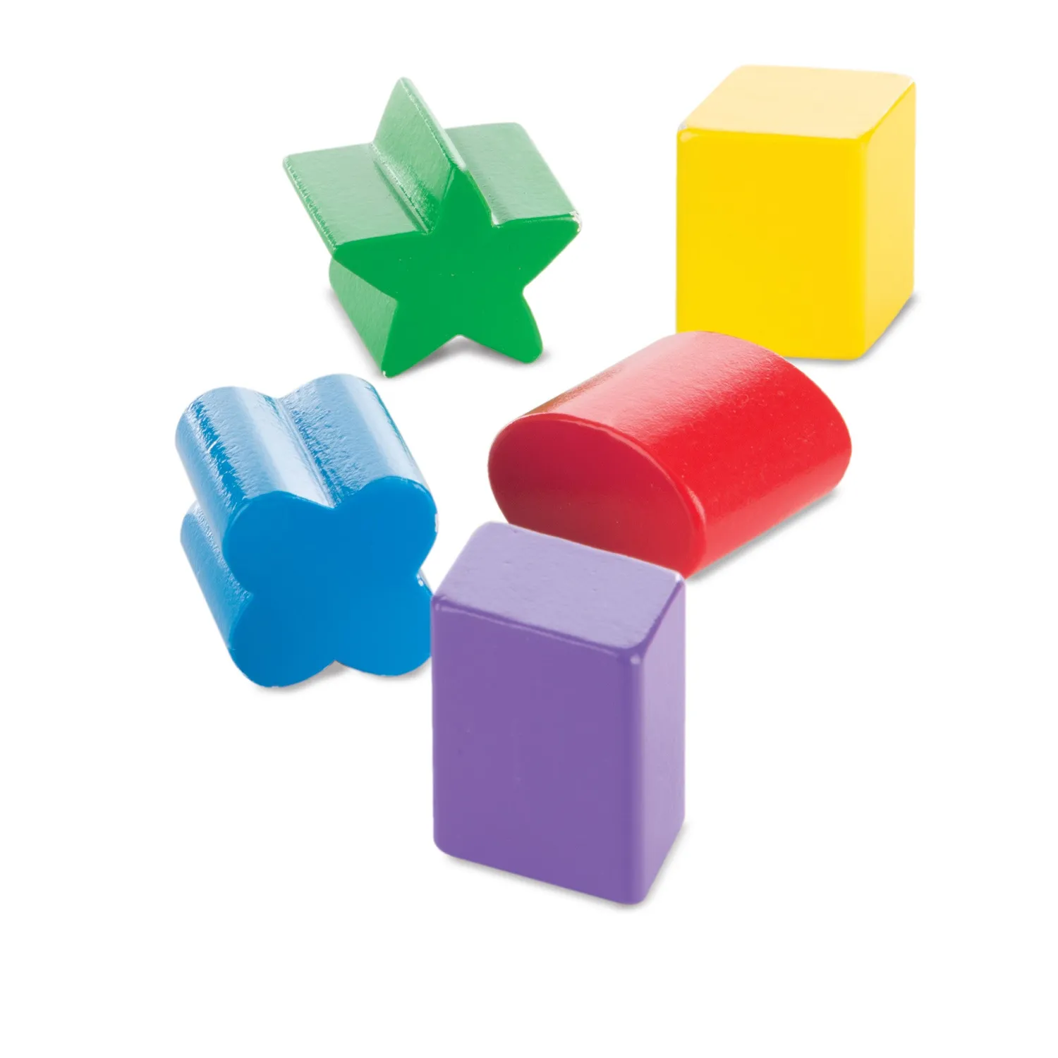 Melissa & Doug Match and Roll vormenstoof hout 12 vormen