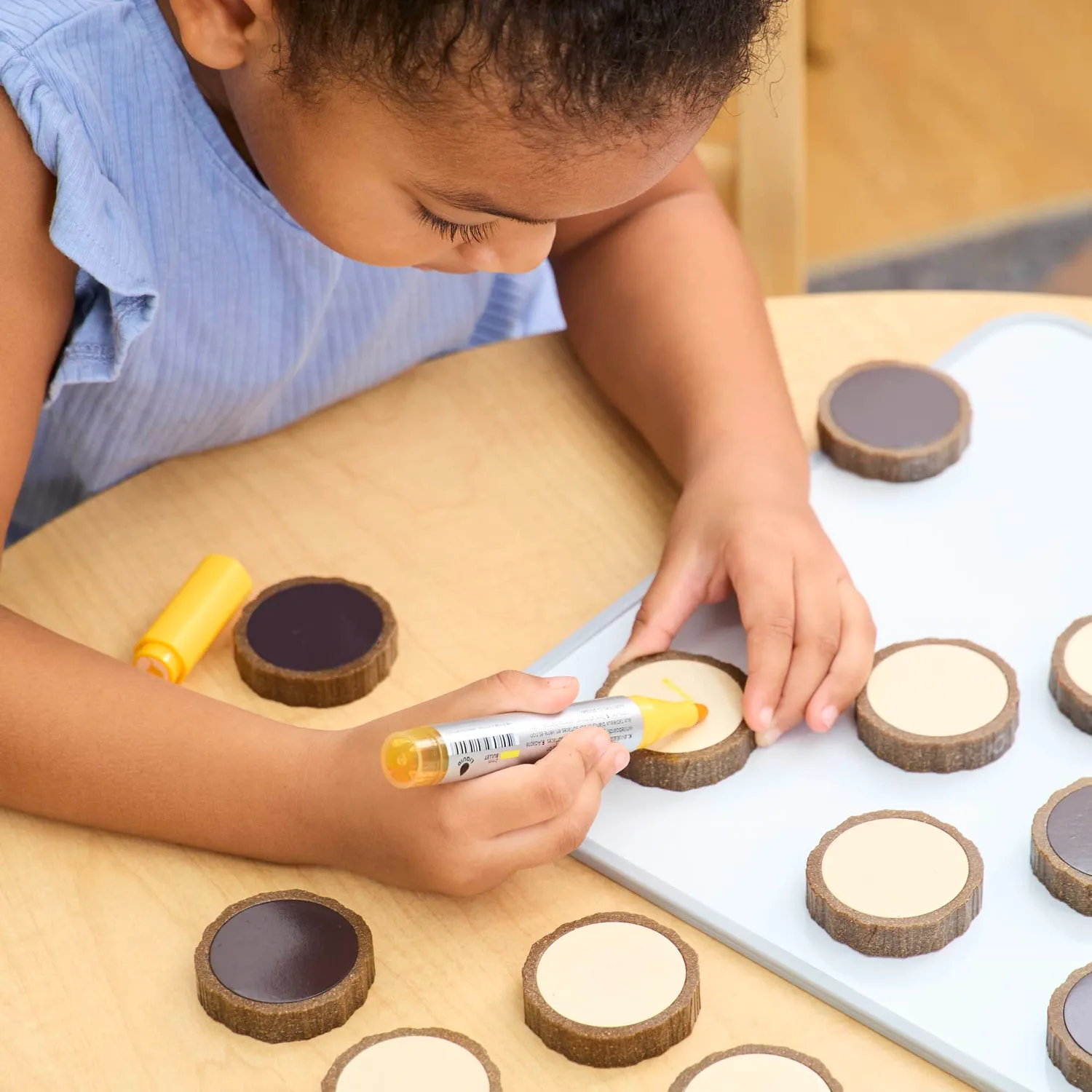 Guidecraft Magnetic Write-On Wood Cookies magneetschijfjes 30 stuks