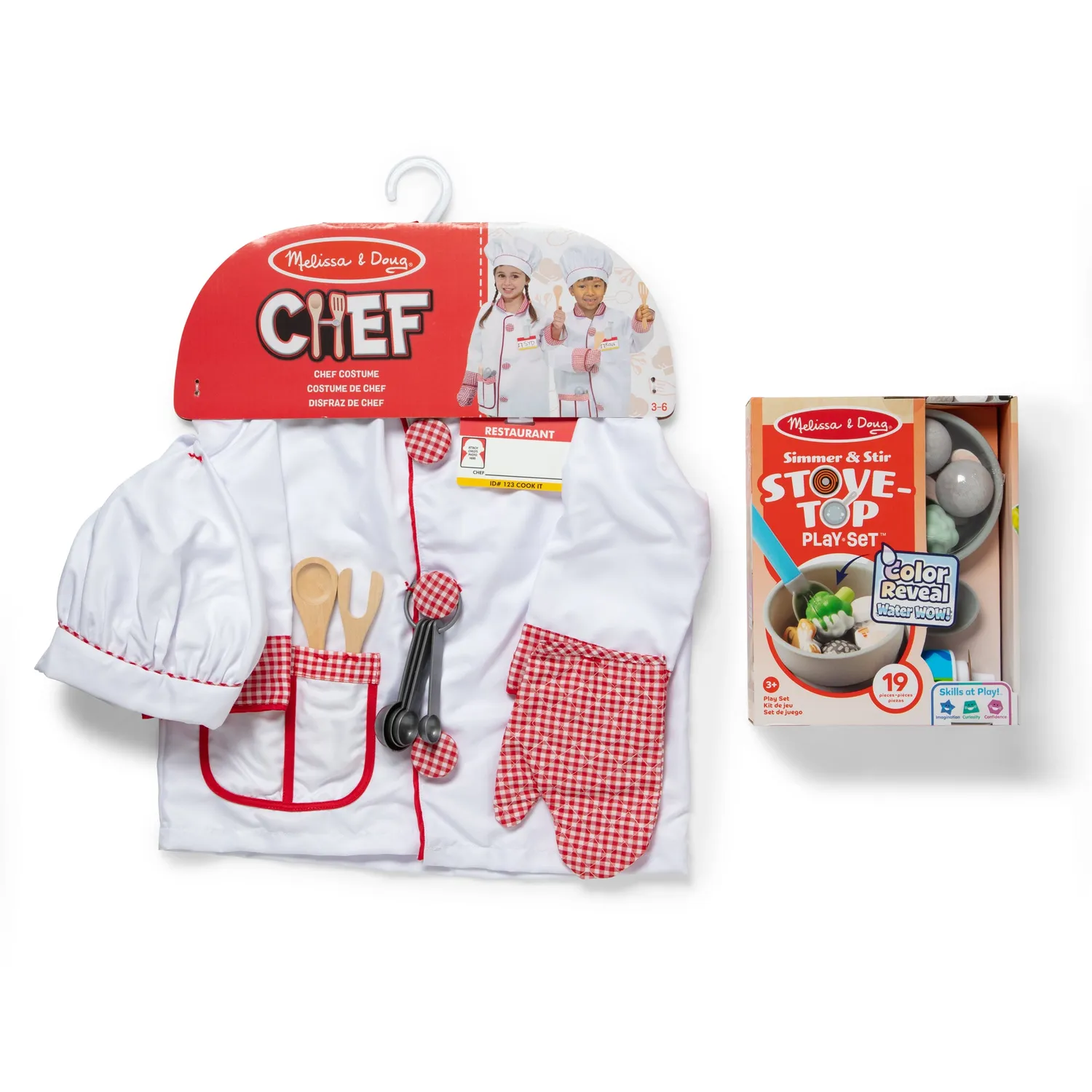 Melissa & Doug Cook Up Fun Gift Bundle keukenspeelset 2-delig