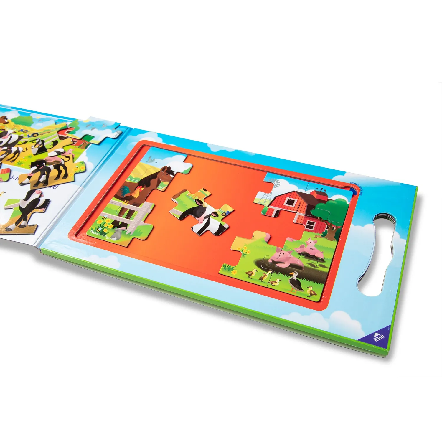 Melissa & Doug On the Farm magneetpuzzel 2x15 stukjes