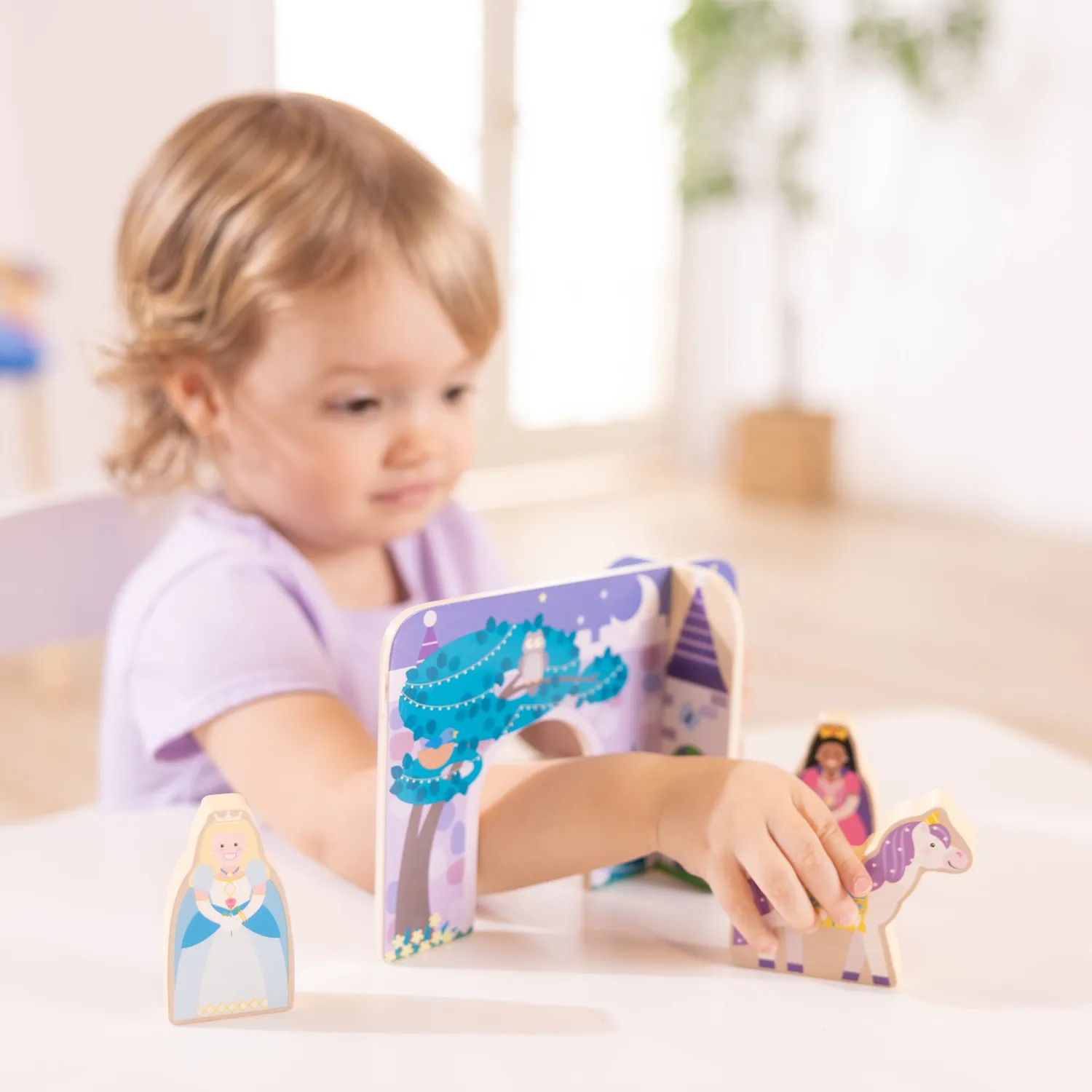 Melissa & Doug Wooden Fairy Tale speelkasteel hout