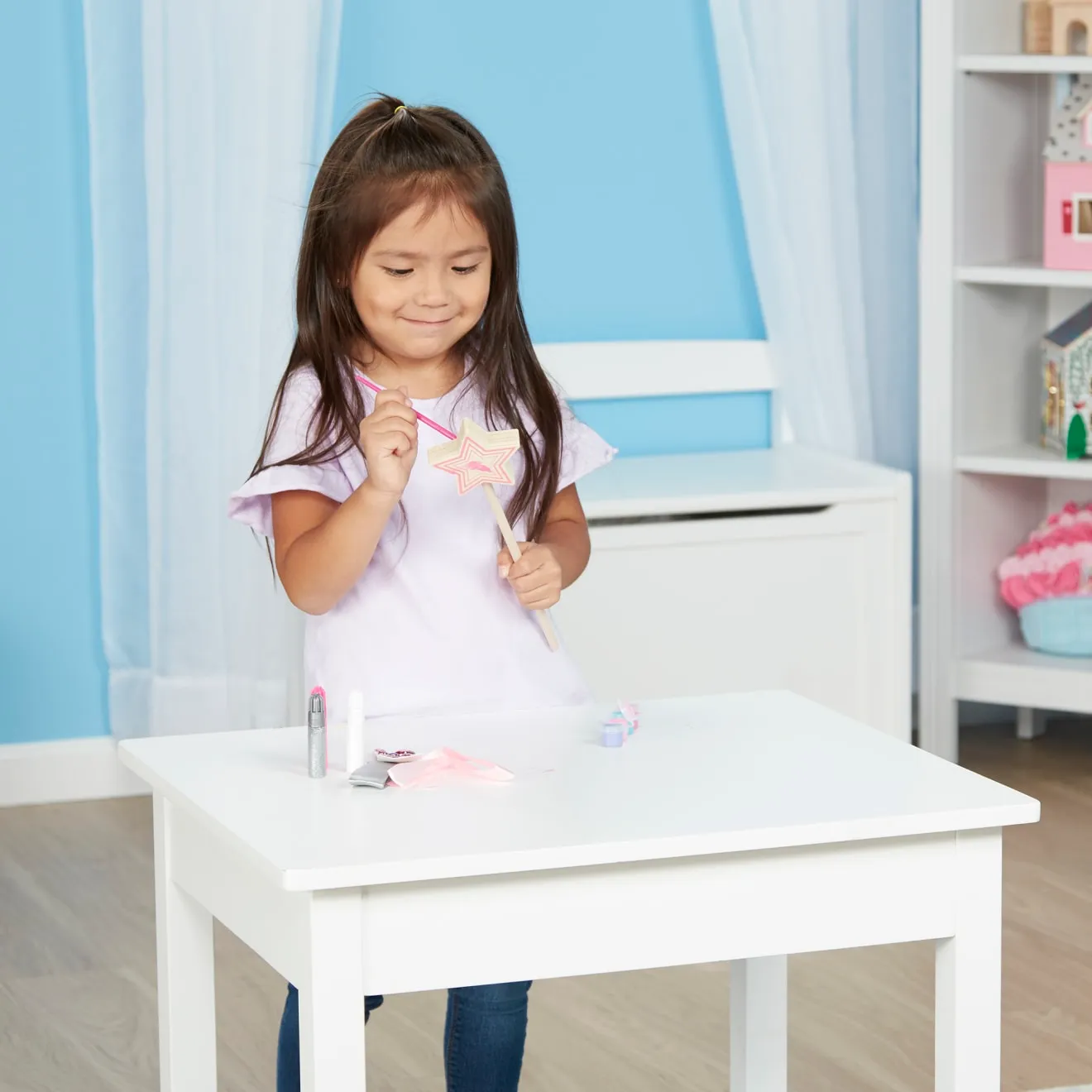 Melissa & Doug prinsessen toverstaf hout knutselset