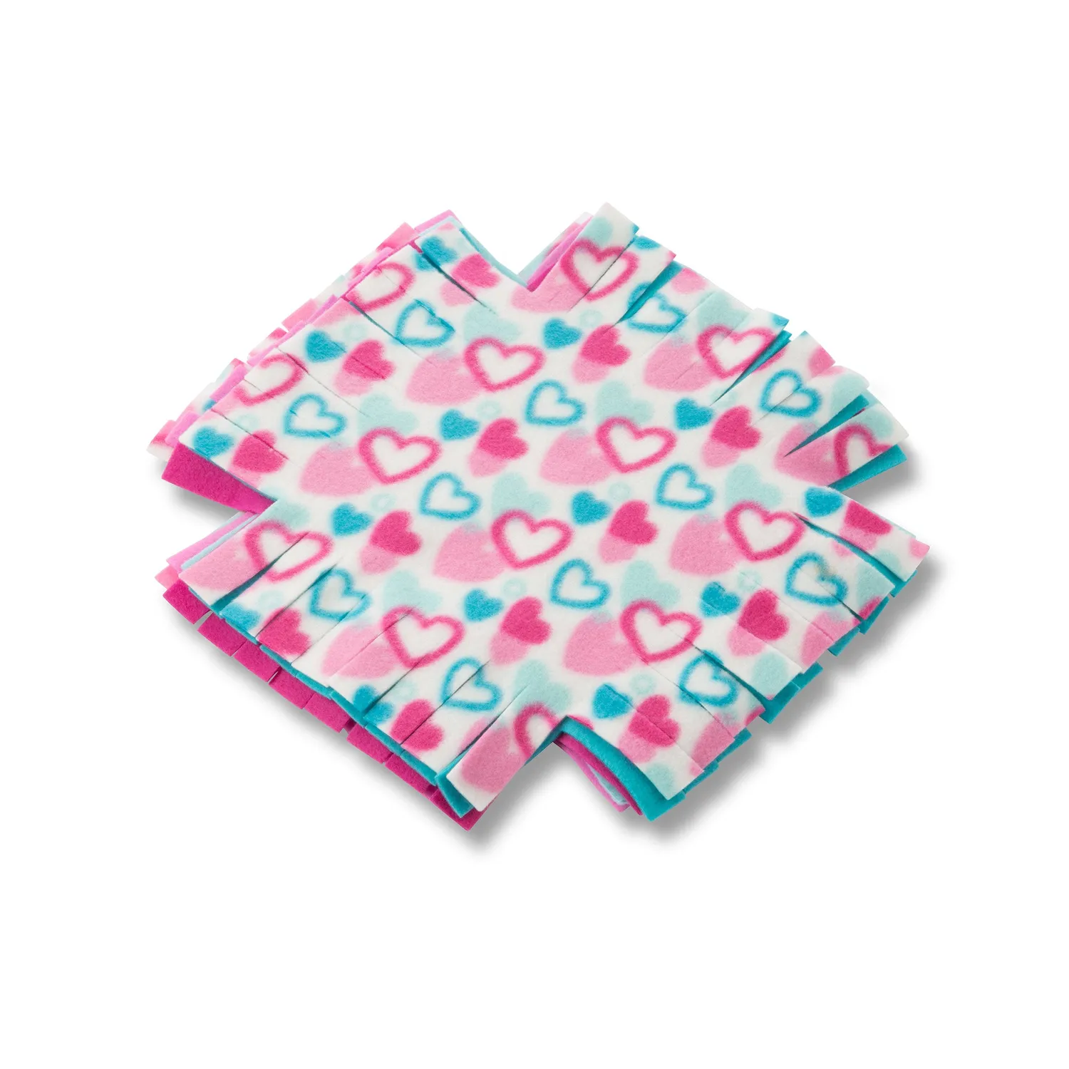 Melissa & Doug Created by Me! Heart fleece deken knutselset