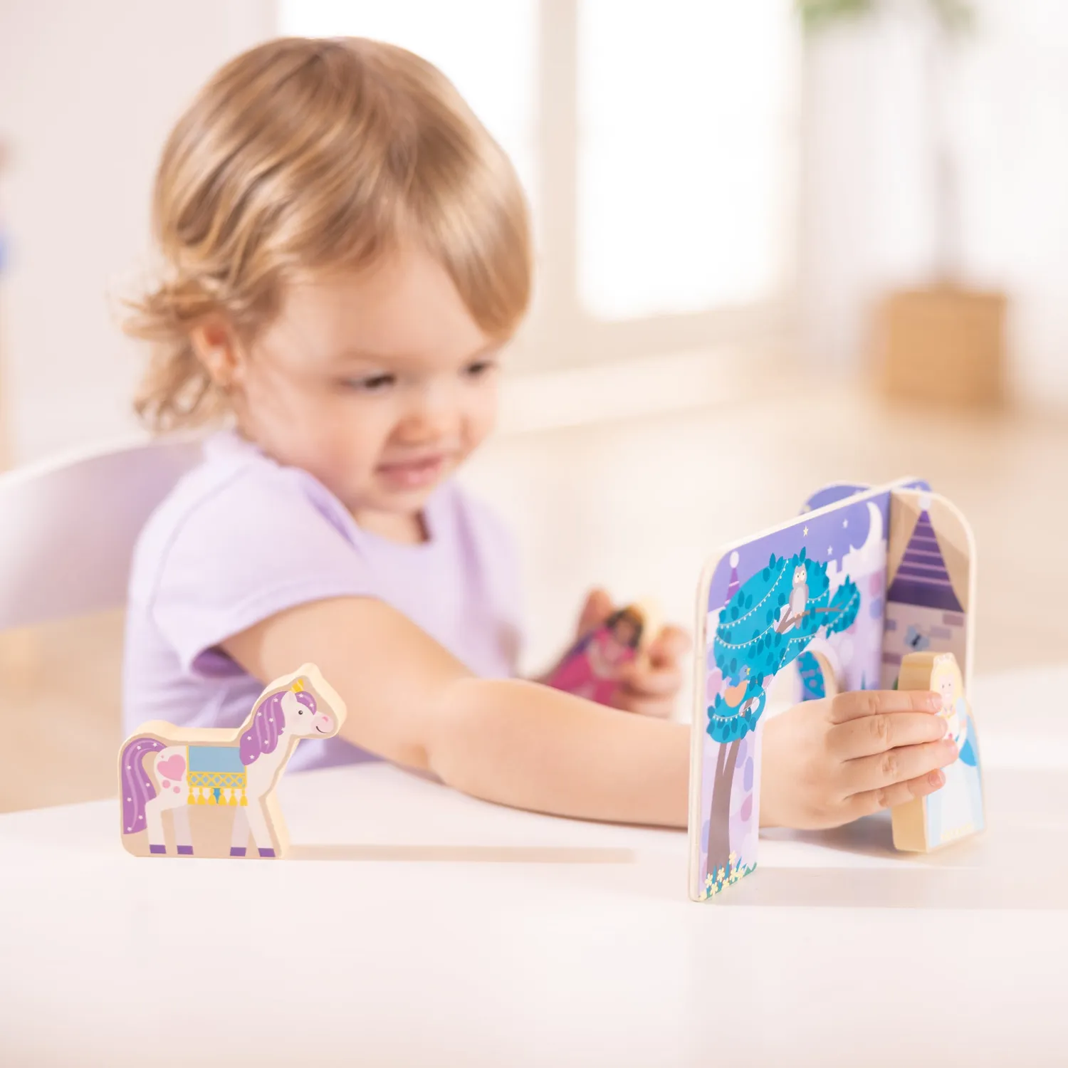 Melissa & Doug Wooden Fairy Tale speelkasteel hout