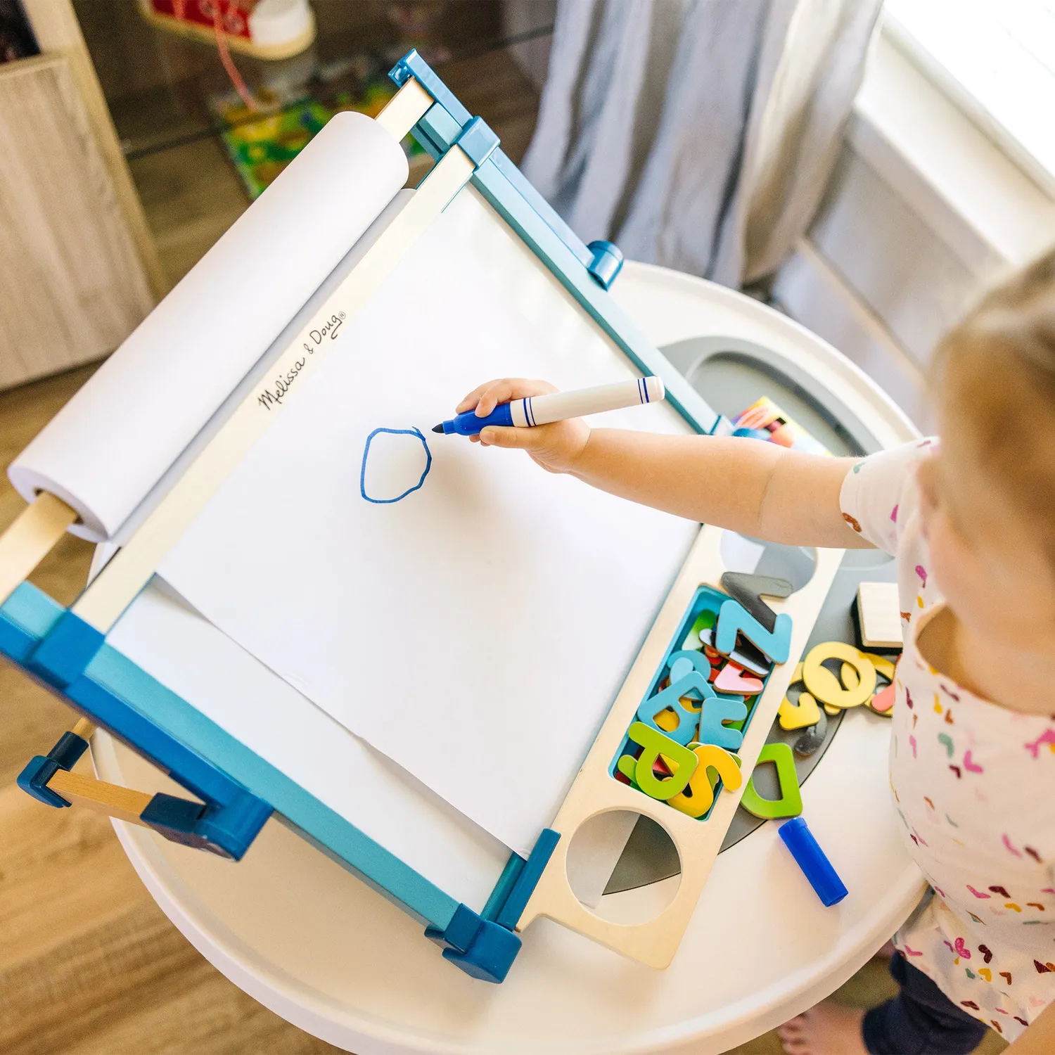 Melissa & Doug Easel 12-Inch papierrol 3-pack wit