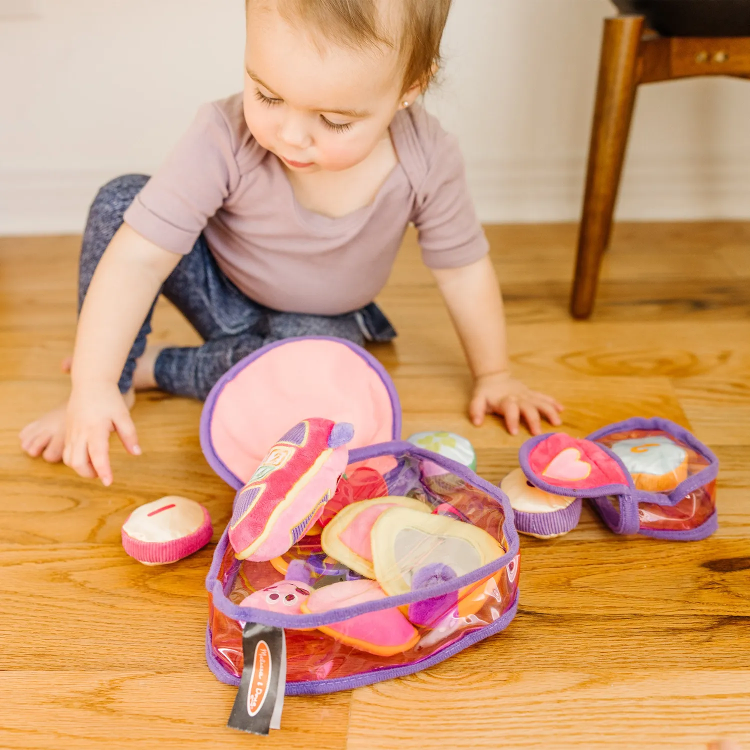 Melissa & Doug Pretty Purse zachte handtas peuterspeelgoed