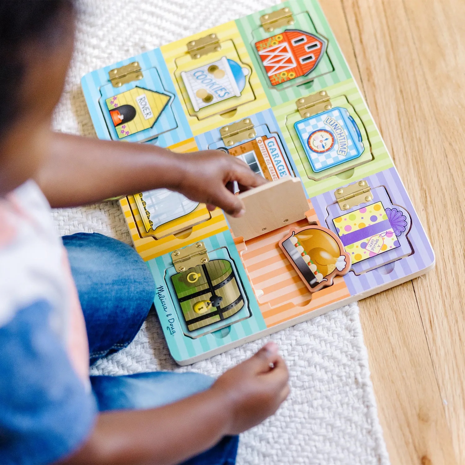 Melissa & Doug Hide & Seek houten magneetspel