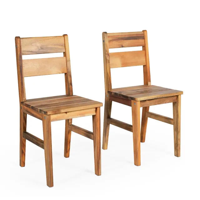 Guidecraft Acadia Outdoor Chair kinderstoel set van 2 acacia