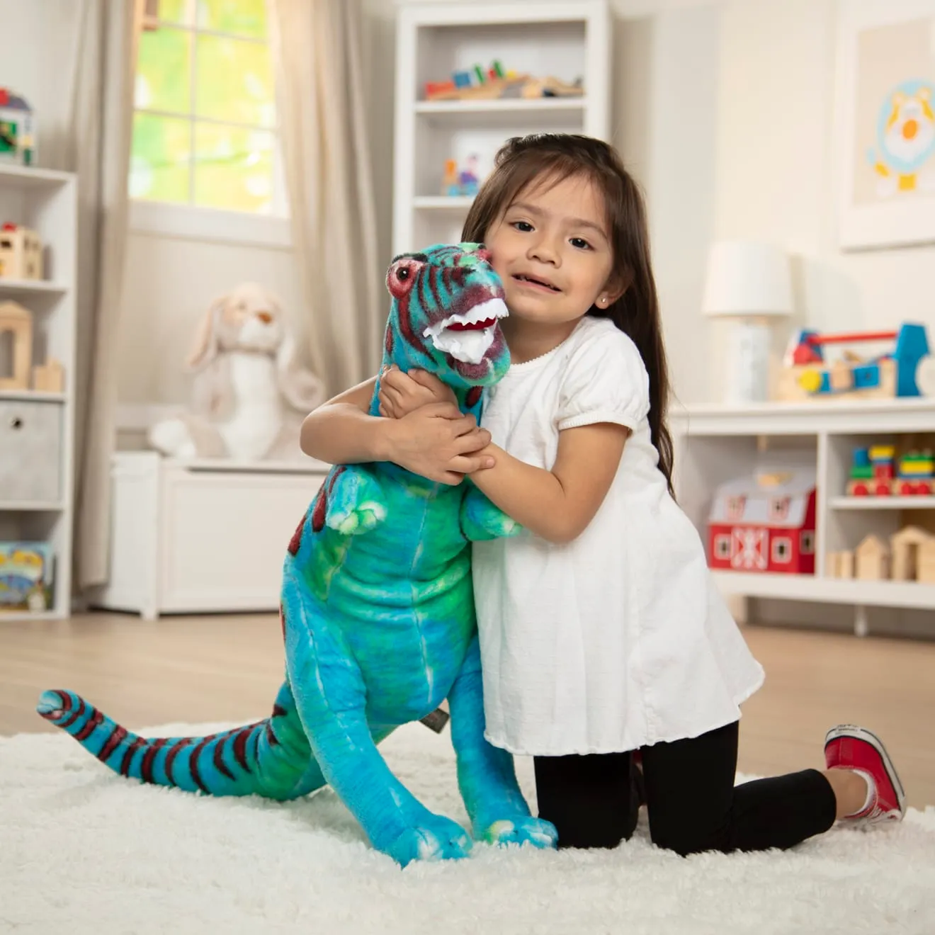 Melissa & Doug T-Rex Grote Knuffel Dino Groen