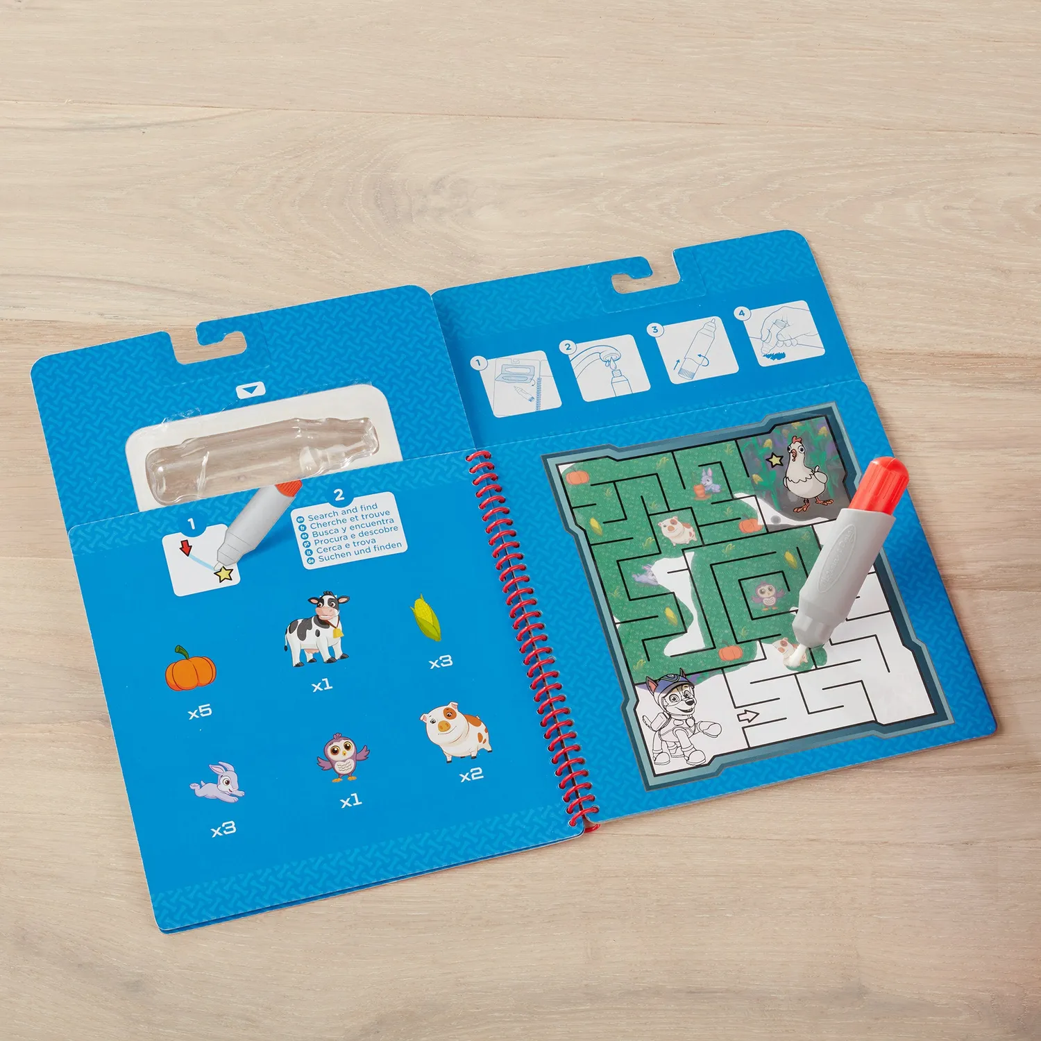 Melissa & Doug PAW Patrol Water Wow 3-pack waterboek herbruikbaar