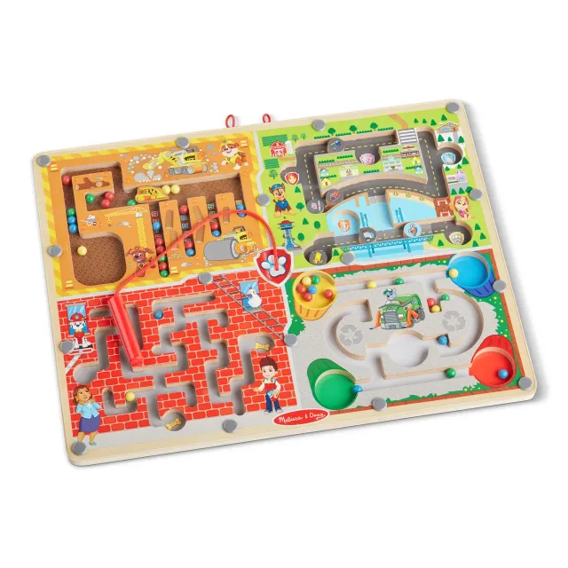 Melissa & Doug PAW Patrol magneet doolhof 4-in-1 hout