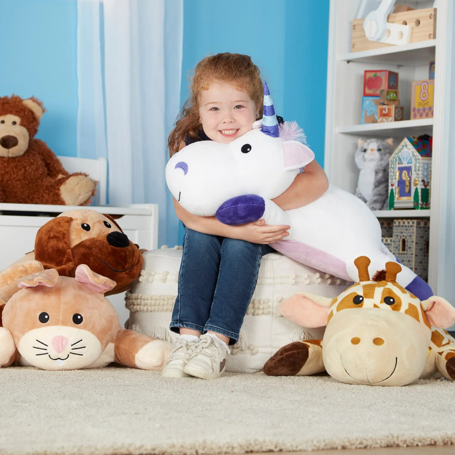 Melissa & Doug Cuddle Dog Jumbo pluche hond XXL
