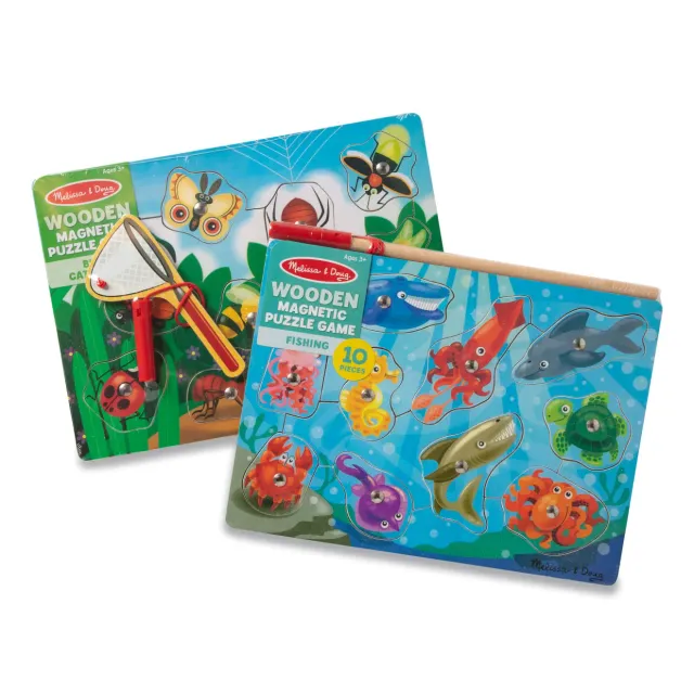 Melissa & Doug Fishing Bug Catching magnetisch spel bundel