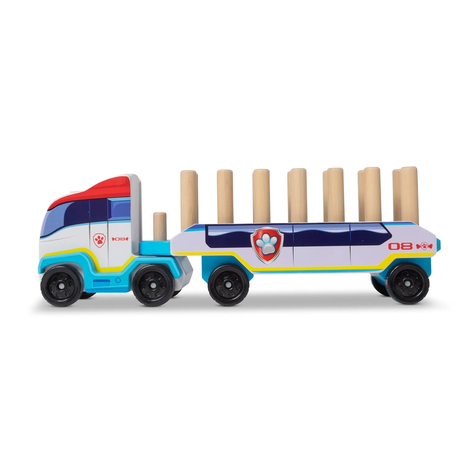 Melissa & Doug PAW Patrol Blokkentruck Hout ABC