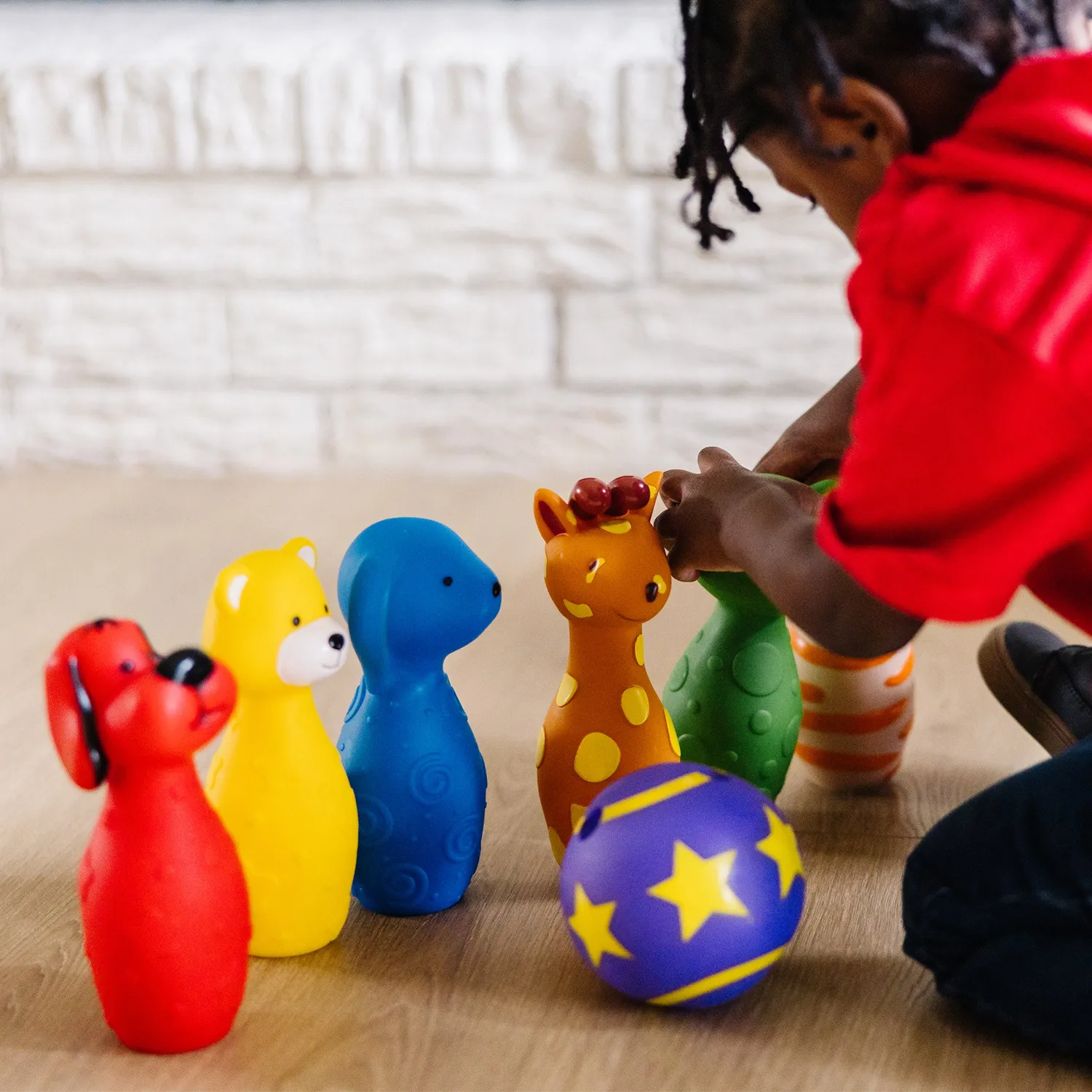 Melissa & Doug K's Kids Bowling Friends Kegelset 6 kegels zacht