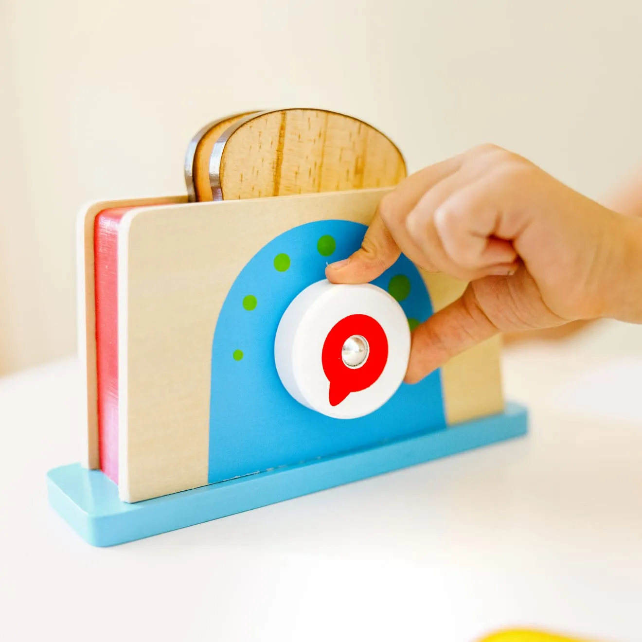Melissa & Doug Bread & Butter Toast houten broodrooster speelset