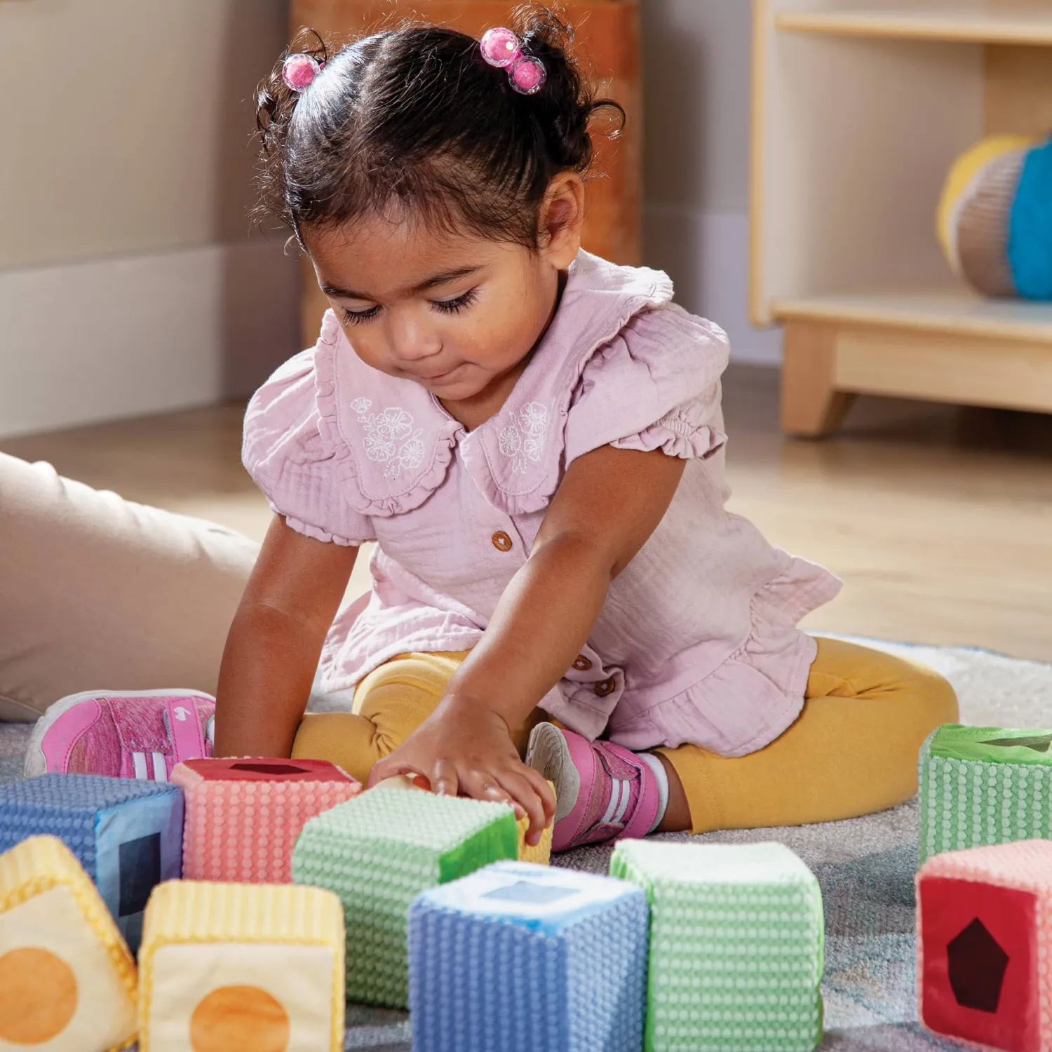 Guidecraft Soft Shape and Color Blocks blokken 12 stuks zacht