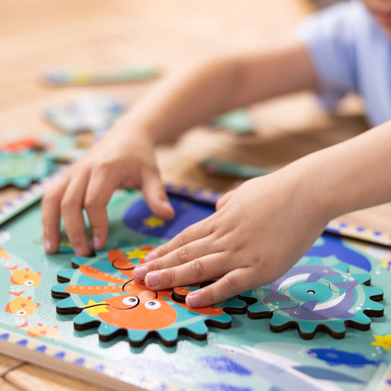Melissa & Doug Underwater Gear houten puzzel 18 stukjes 3+