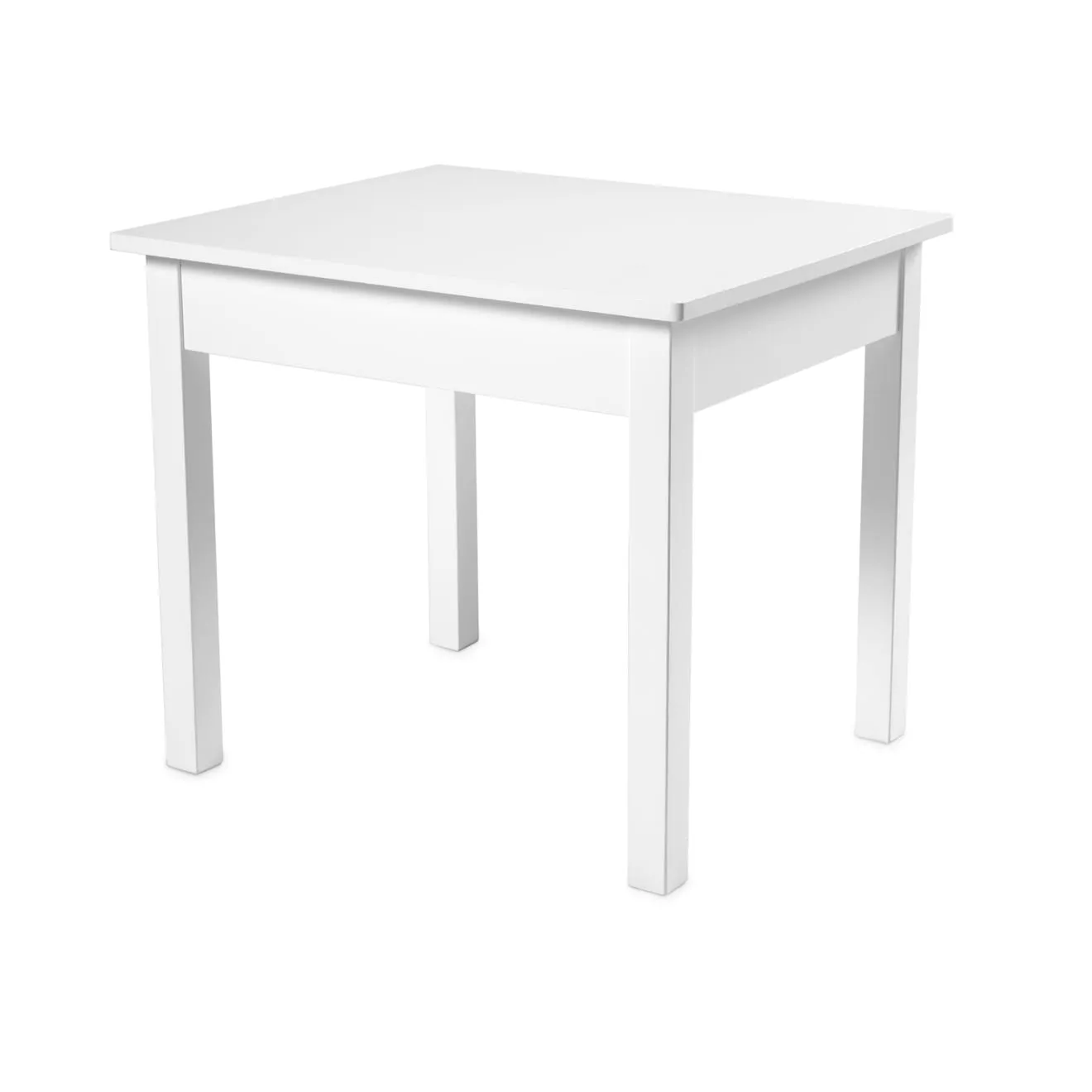 Melissa & Doug Wooden Table kindertafel wit met 2 stoelen