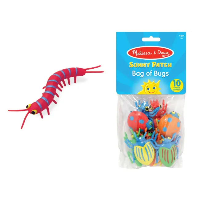 Melissa & Doug Bag of Bugs insecten 10 stuks 3+