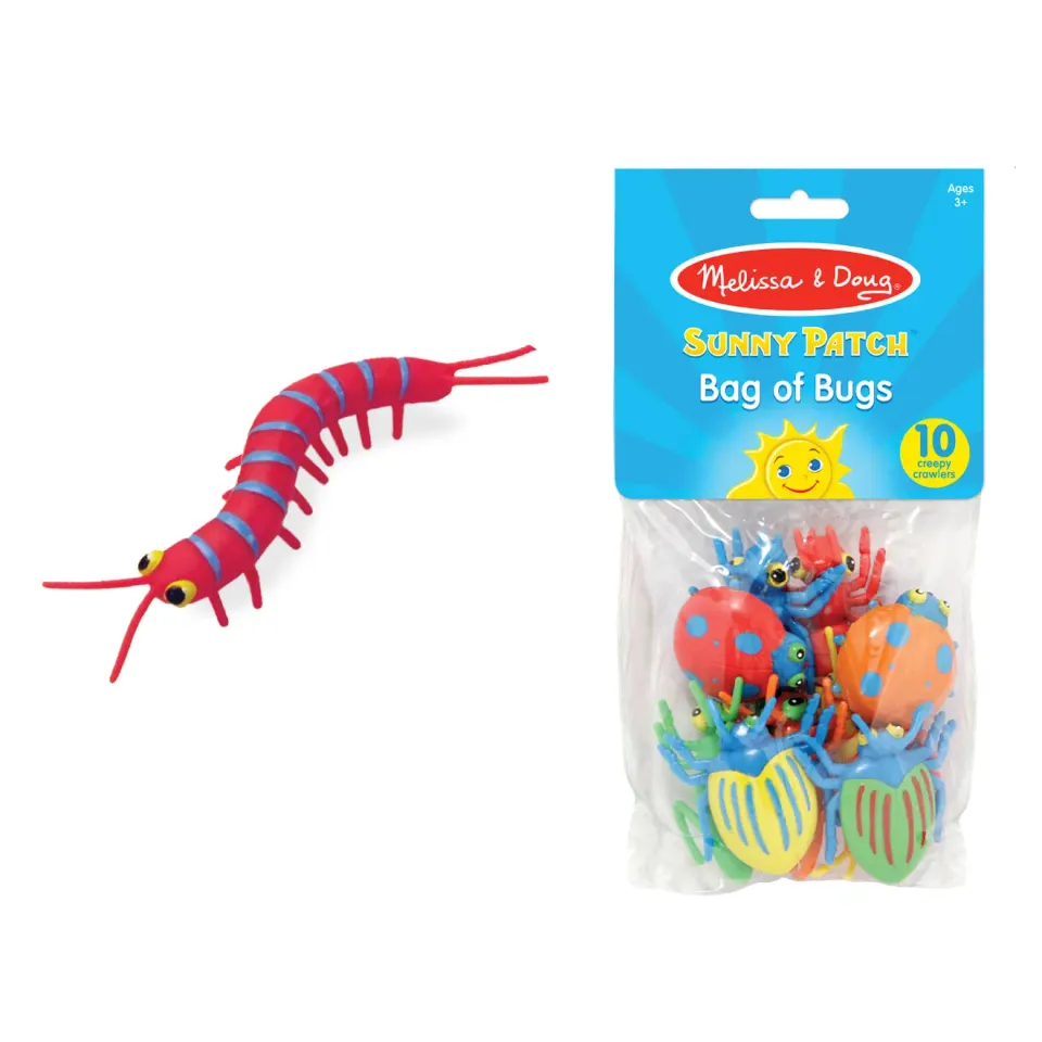 Melissa & Doug Bag of Bugs insecten 10 stuks 3+