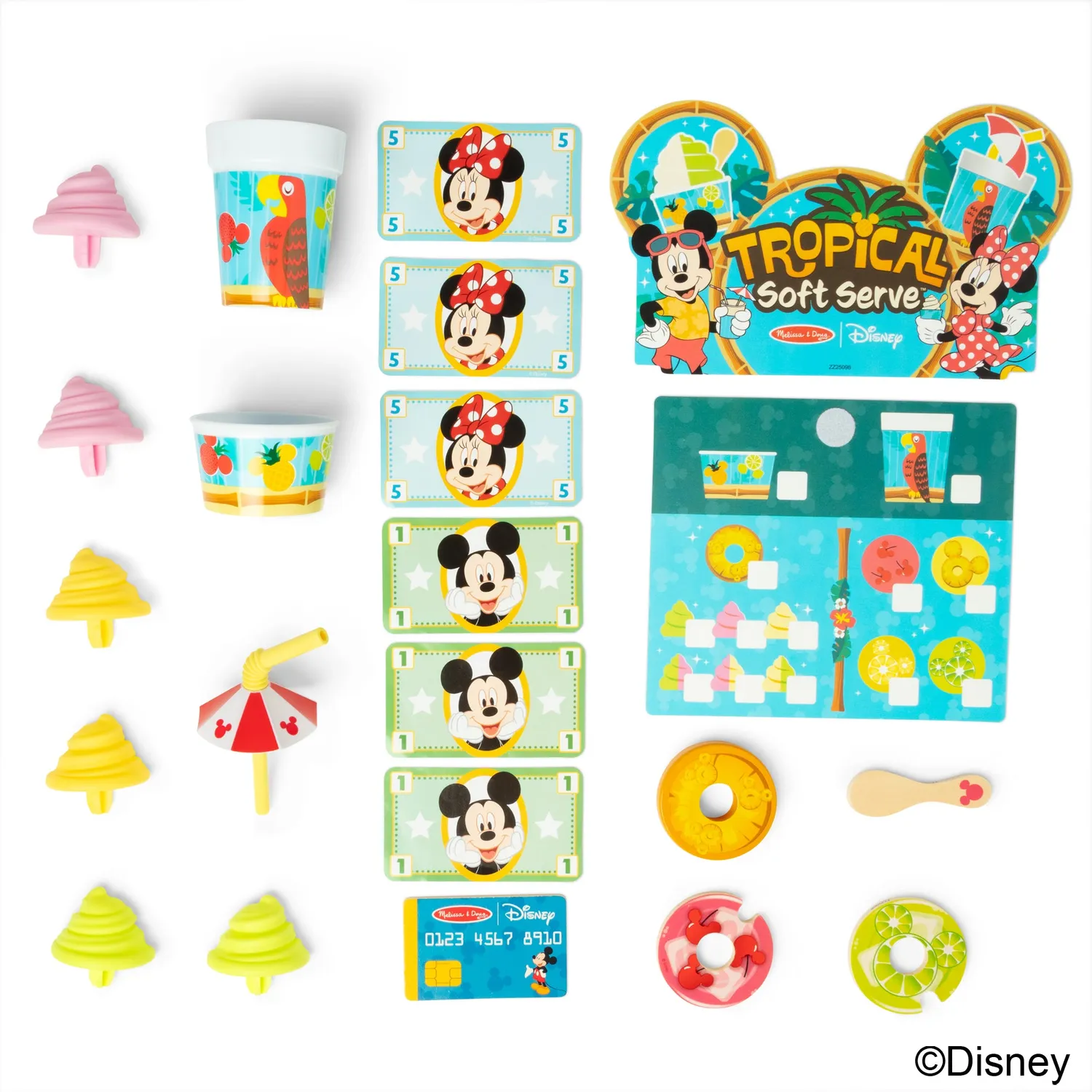 Melissa & Doug Disney Softijs Houten Speelset 23-delig