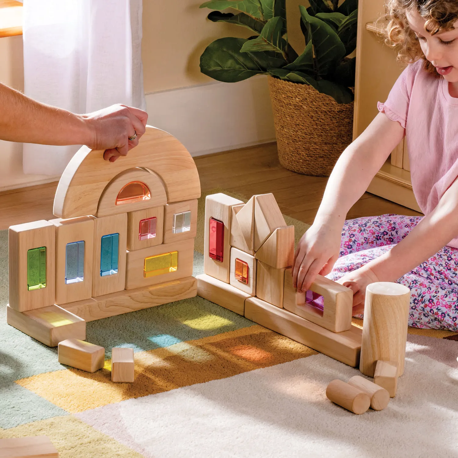 Guidecraft Window Unit Blocks bouwblokken 24-delig