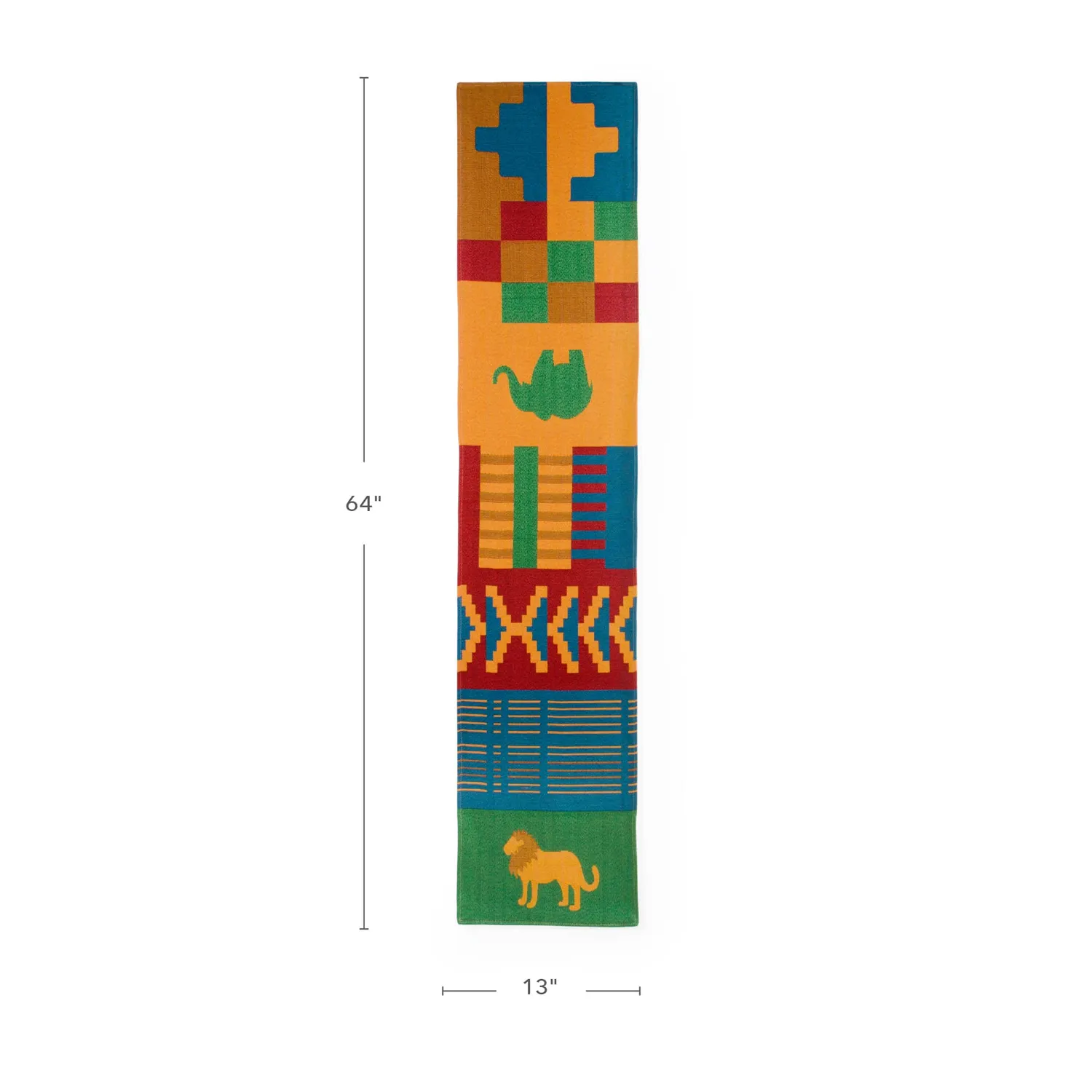 Guidecraft African Decorative Runner tafelloper 163 cm