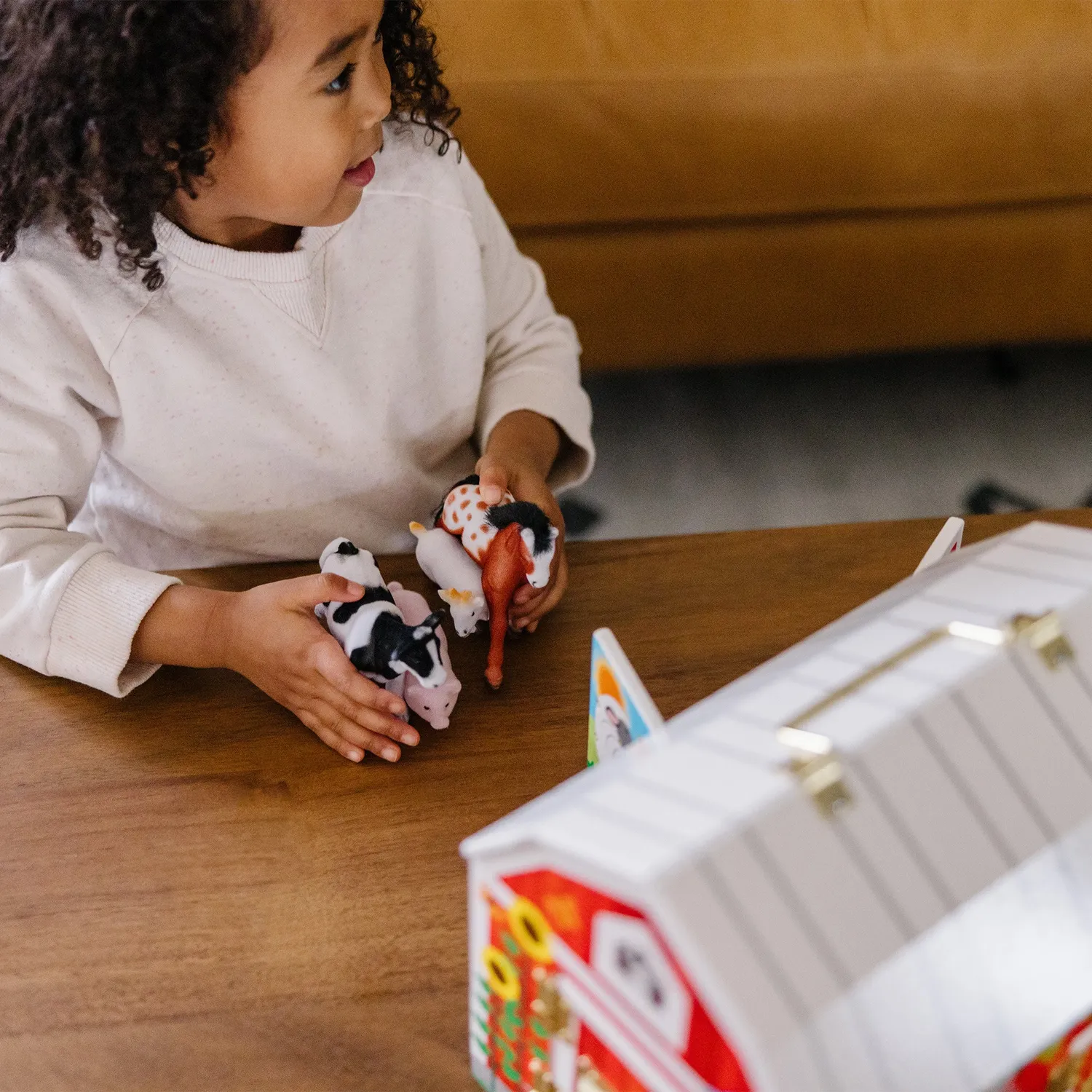 Melissa & Doug Latches Barn houten boerderij met dieren