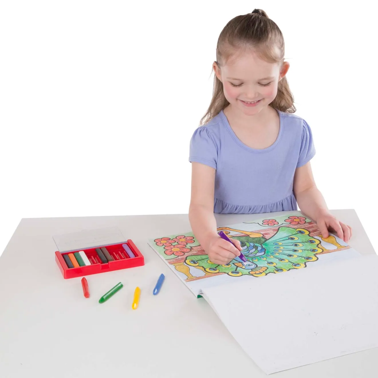 Melissa & Doug Jumbo Dieren kleurblok 50 pagina's extra groot