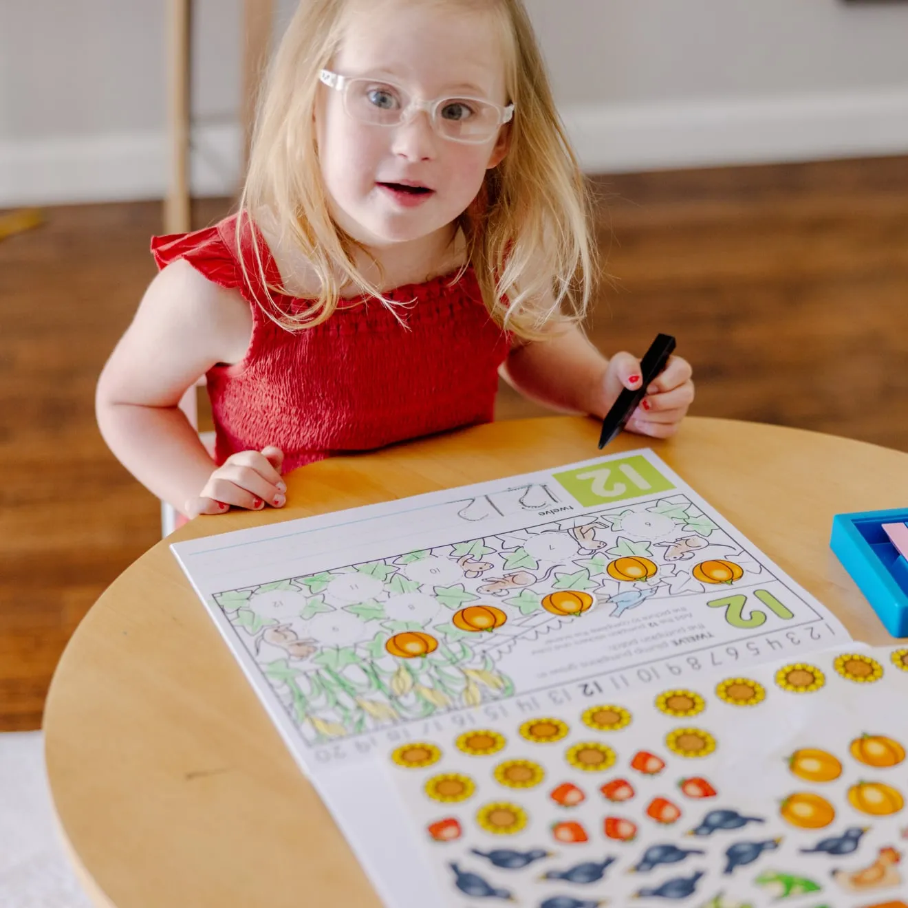 Melissa & Doug Numbers activiteitenblok cijfers stickers