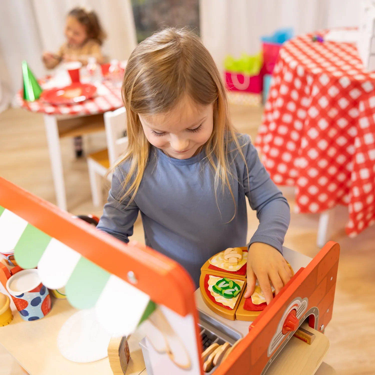 Melissa & Doug Pizza Food Truck Activity Center houten 3+