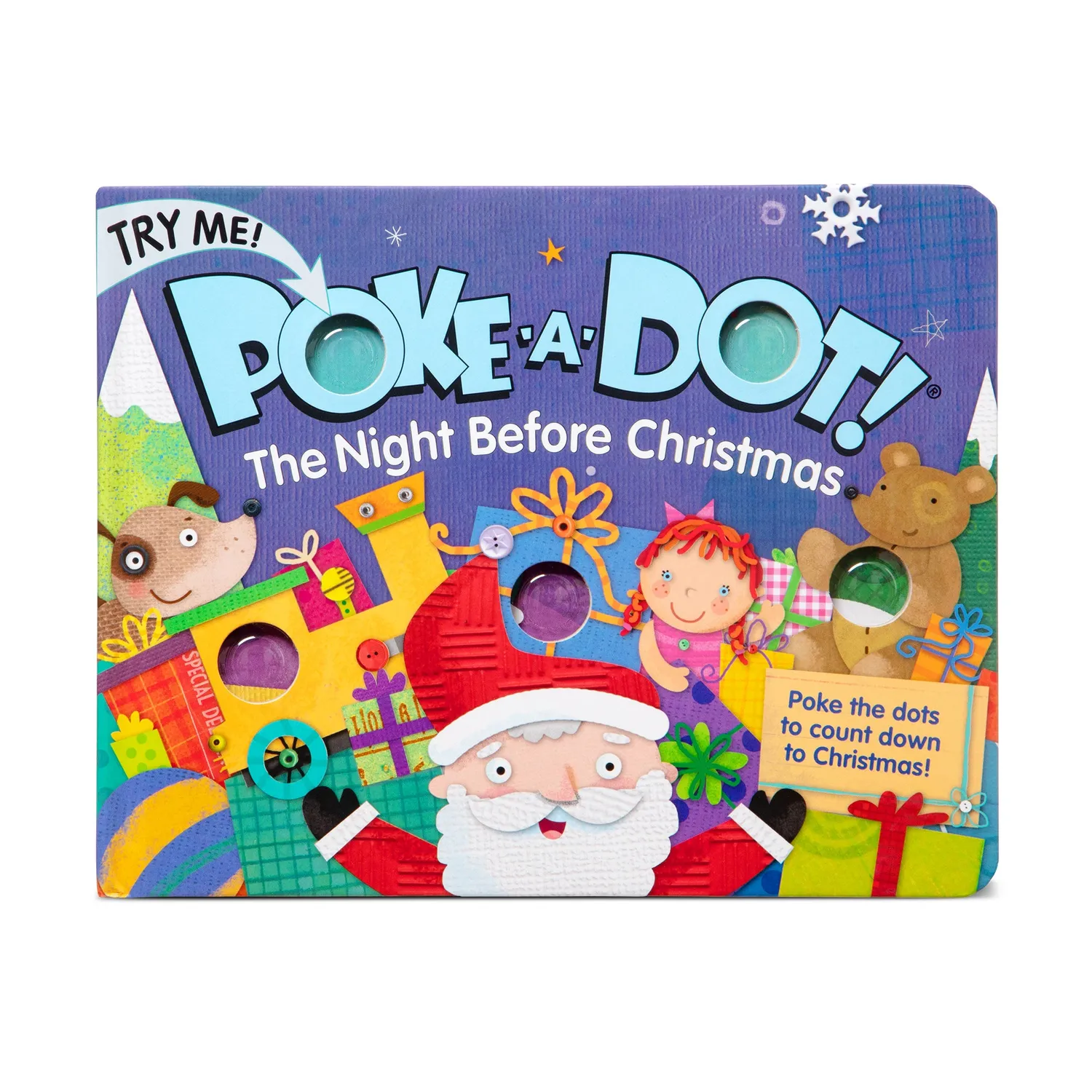 Melissa & Doug Poke-a-Dot The Night Before Christmas kartonboek 3-5 jaar