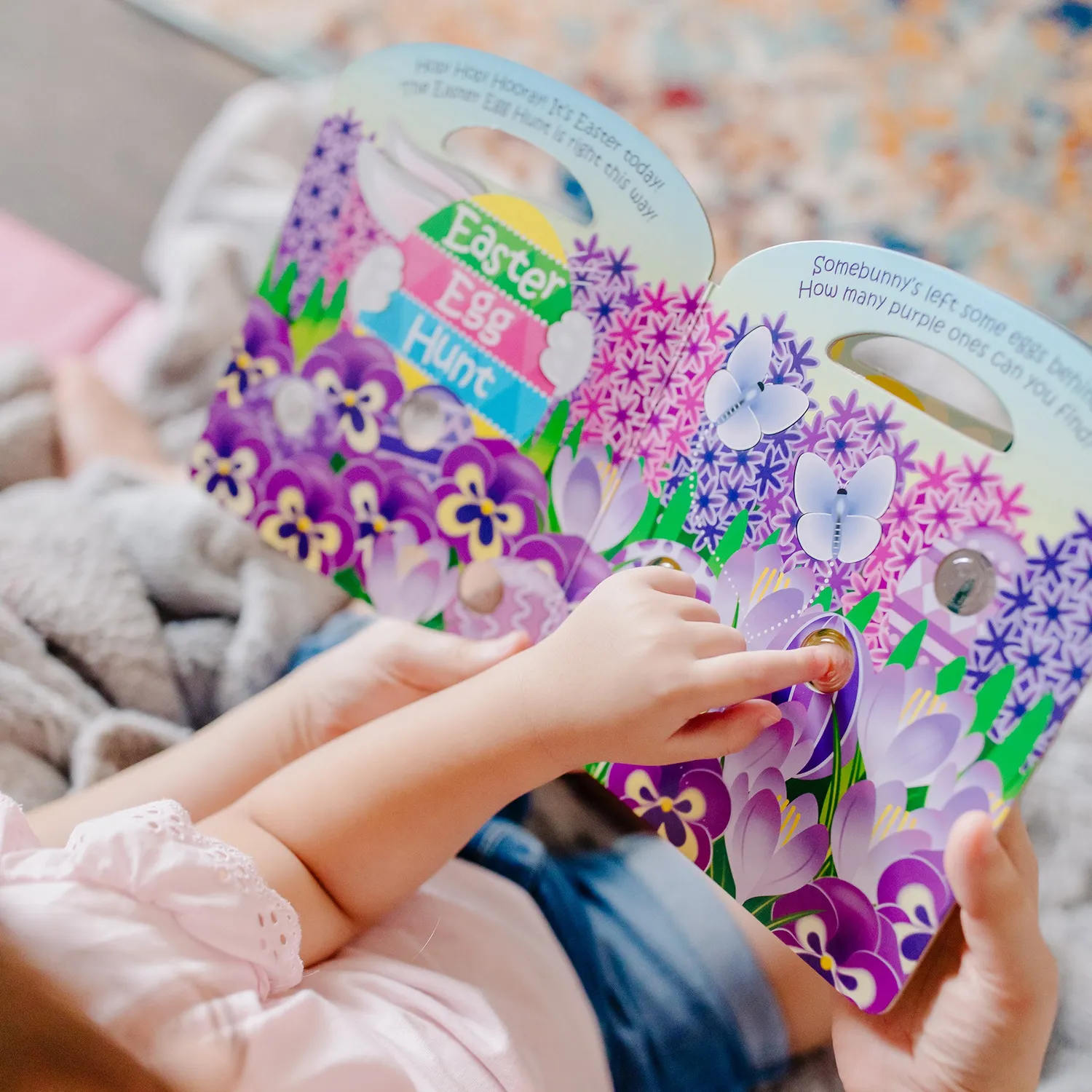 Poke-a-Dot Easter Surprise kartonboek tellen prikstippen