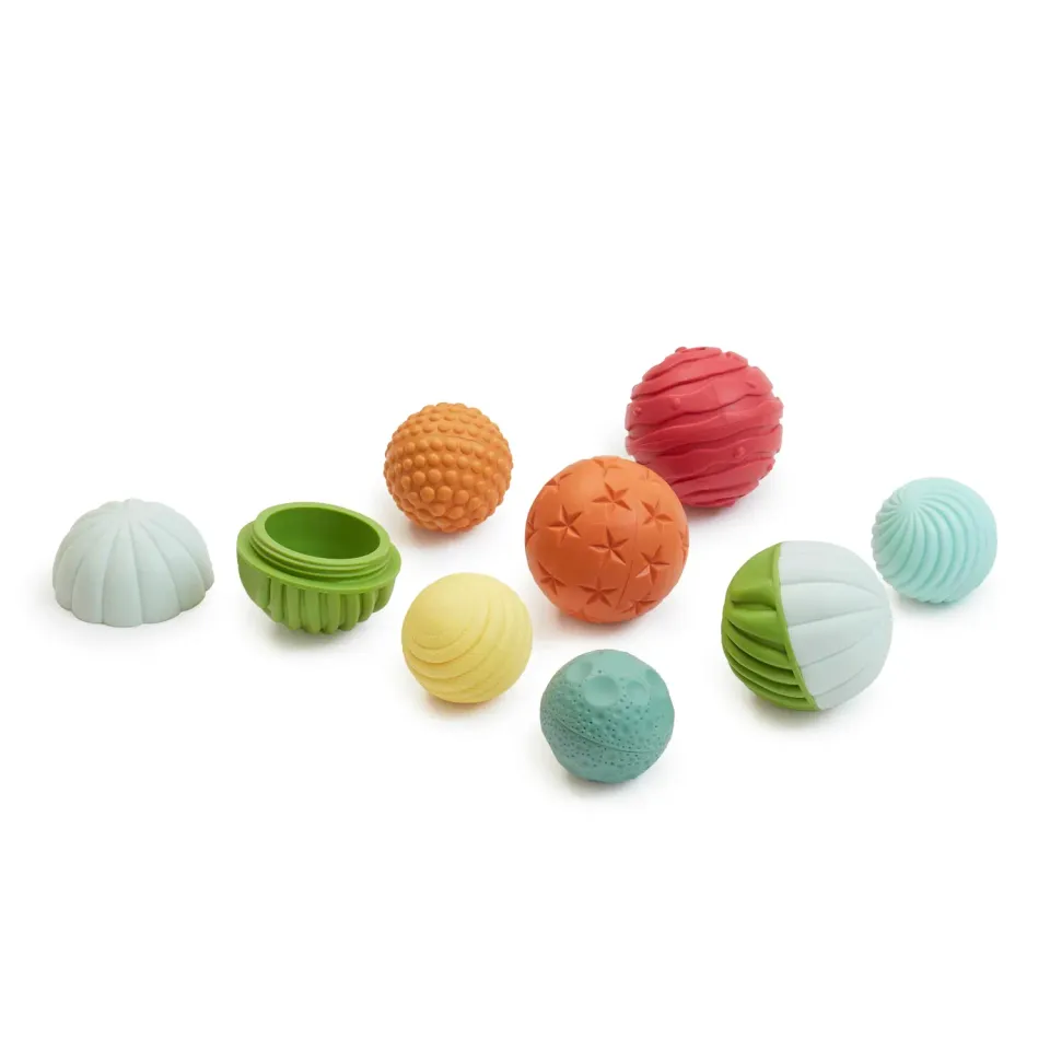 Guidecraft Textured Mix and Match Balls voelballen 8 stuks baby