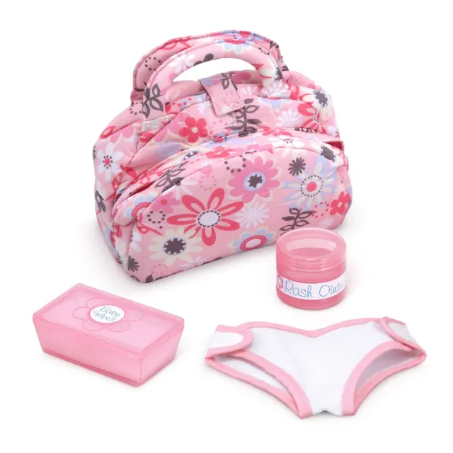Melissa & Doug Mine to Love luiertas poppenset bloemen