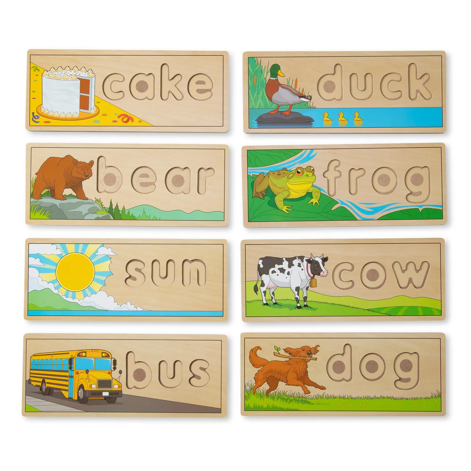 Melissa & Doug Early Learning puzzelset 3 houten puzzels