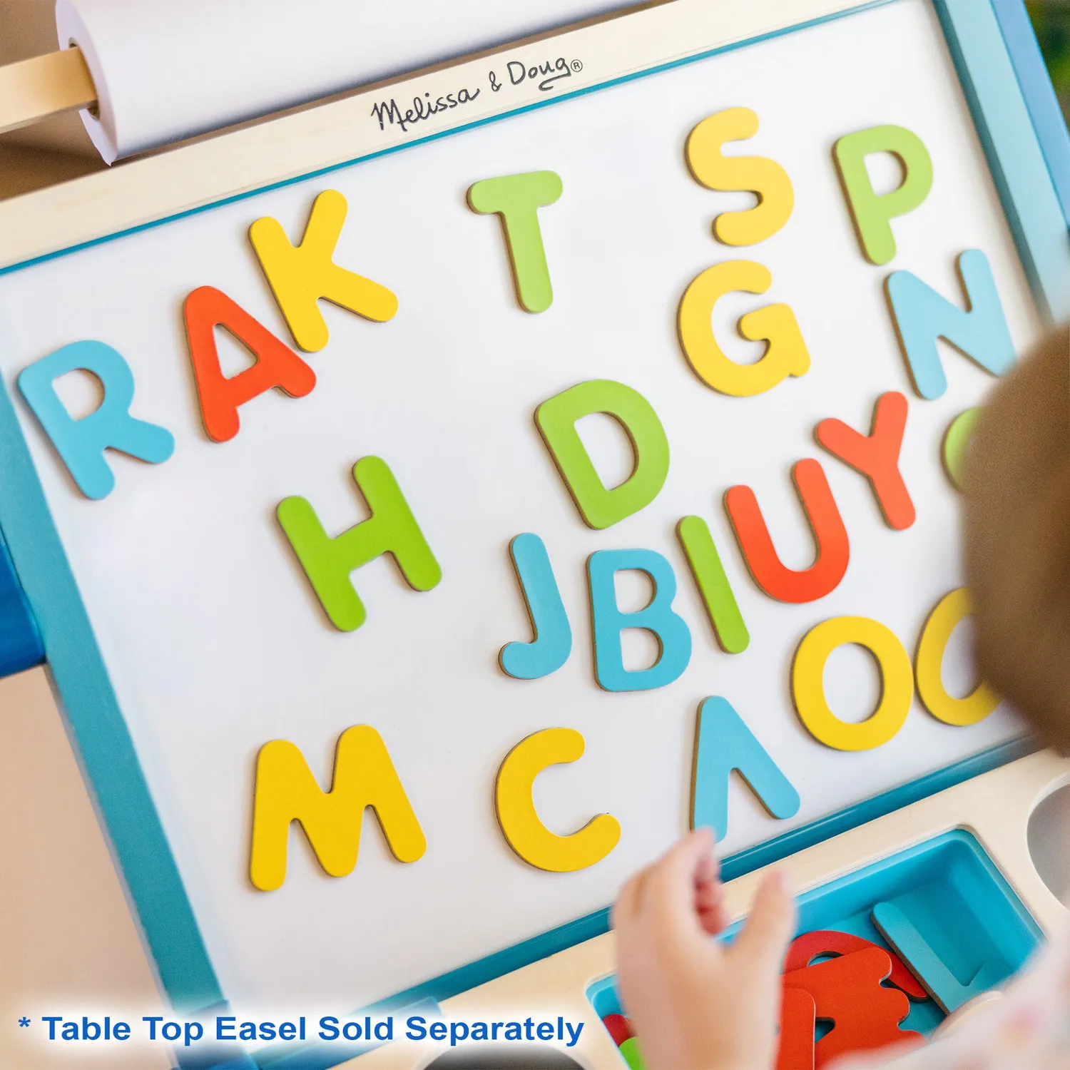 Melissa & Doug Wooden Letter magneetletters 52 stuks hout