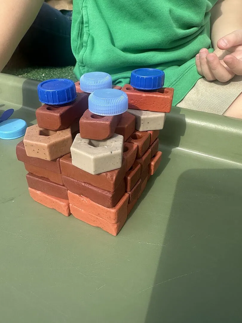 Guidecraft Little Bricks bouwstenen 60 stuks mini