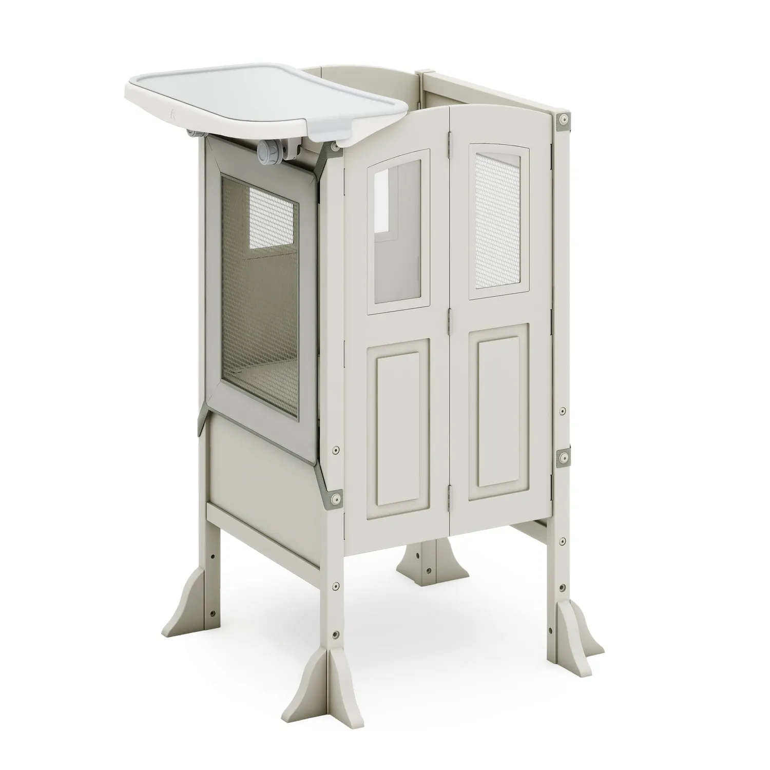 Guidecraft Martha Stewart leertoren linen white met blad peuter